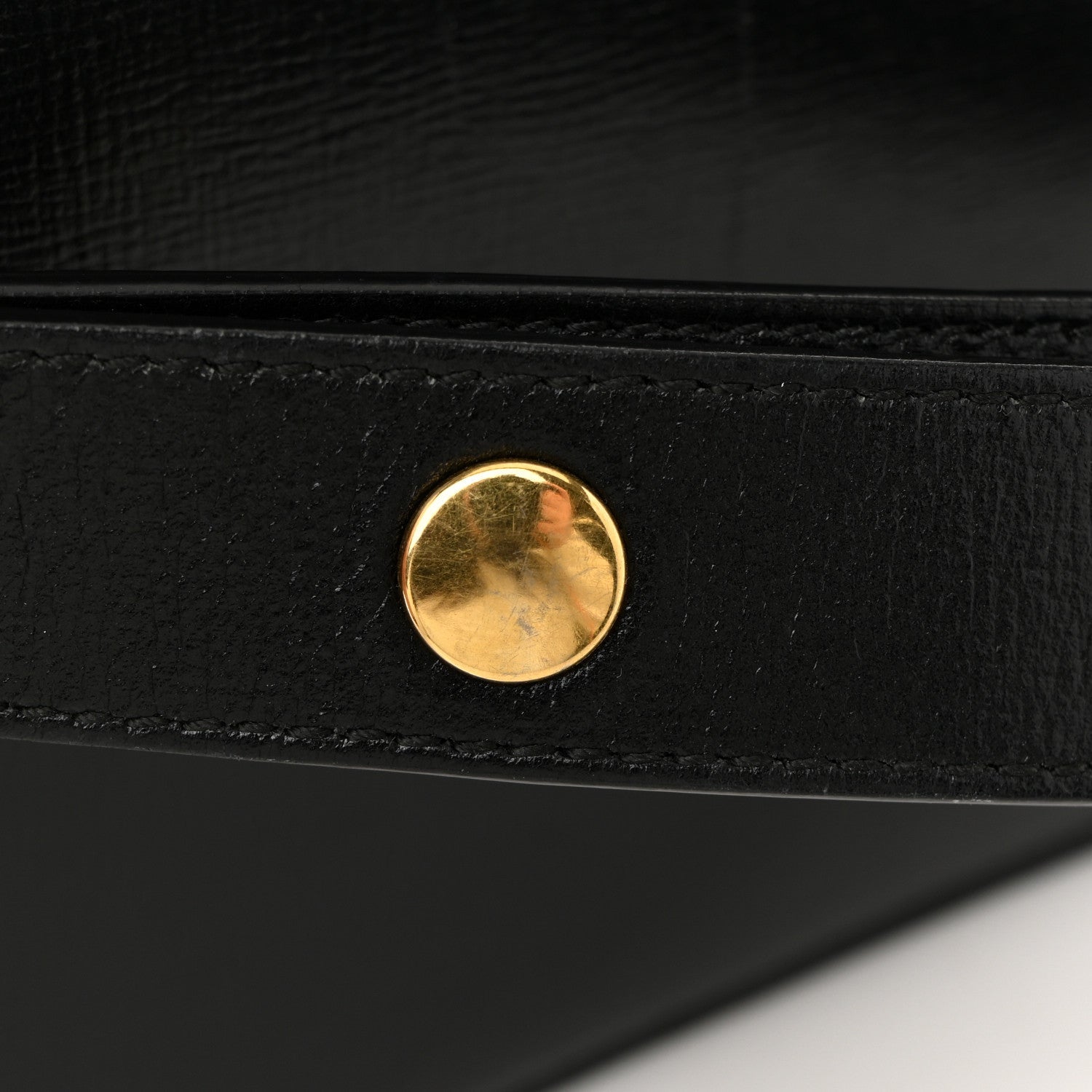 Azalea Calfskin Horsebit 1955 Shoulder Bag Black