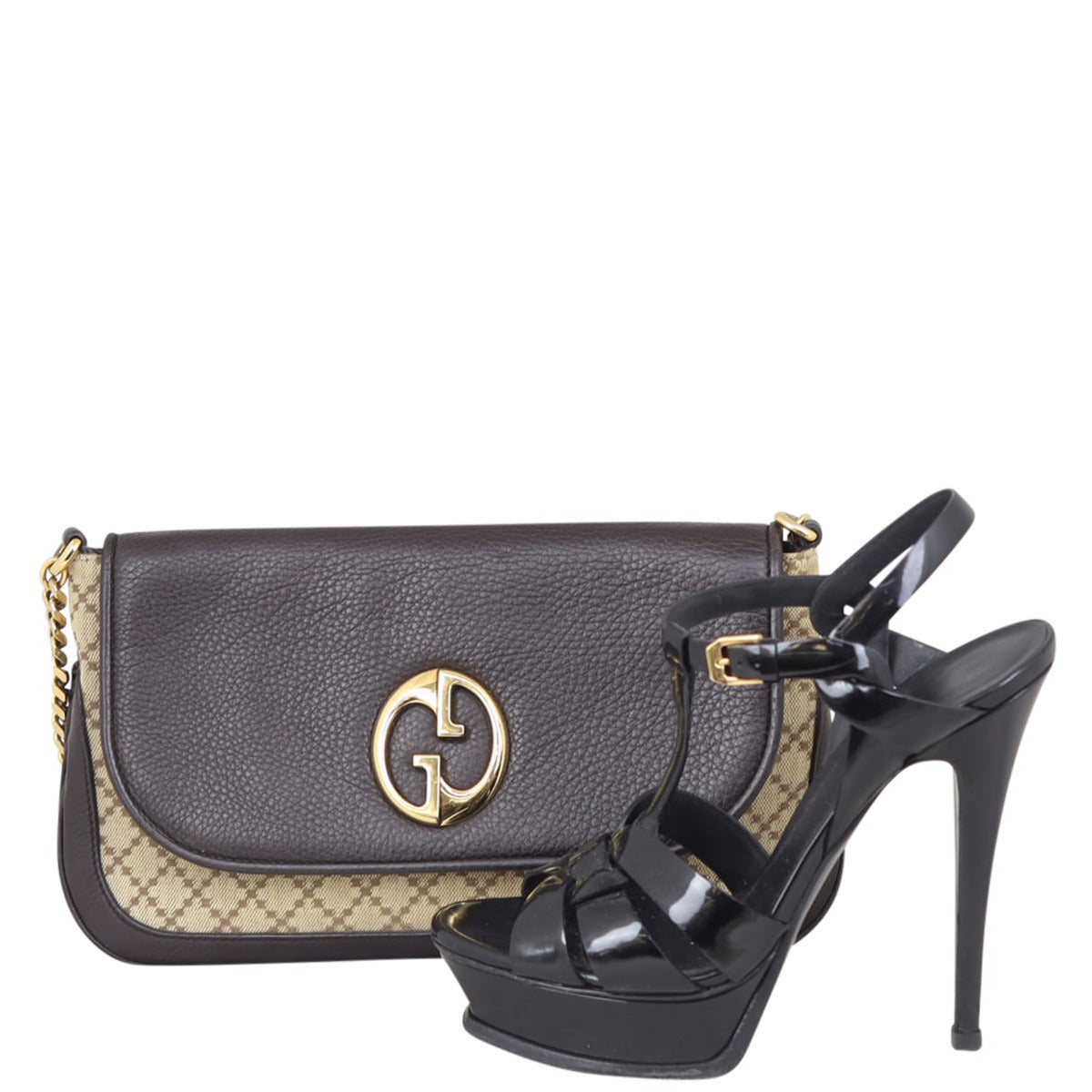 Gucci 1973 Canvas Flap Bag
