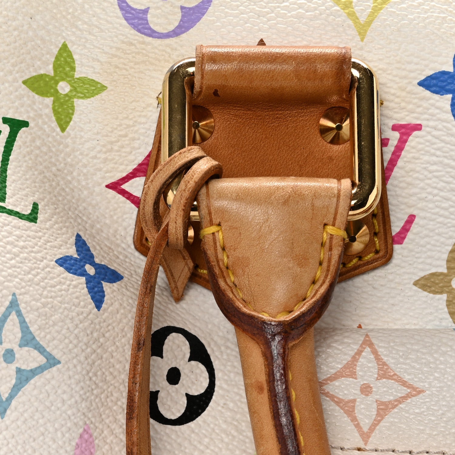 Monogram Multicolor Speedy 30 White