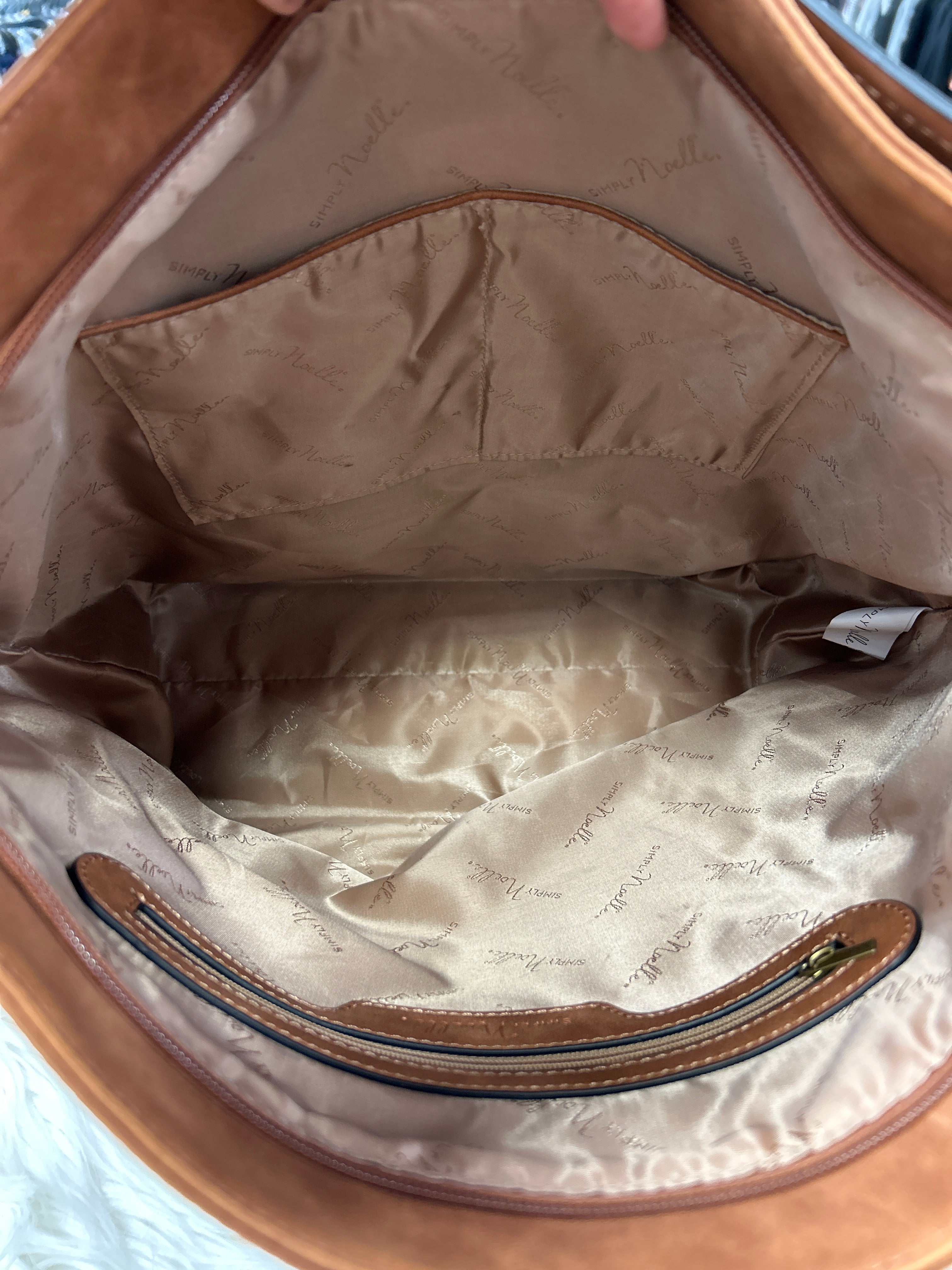 Handbag By Simply Noelle In Brown, Size:Large