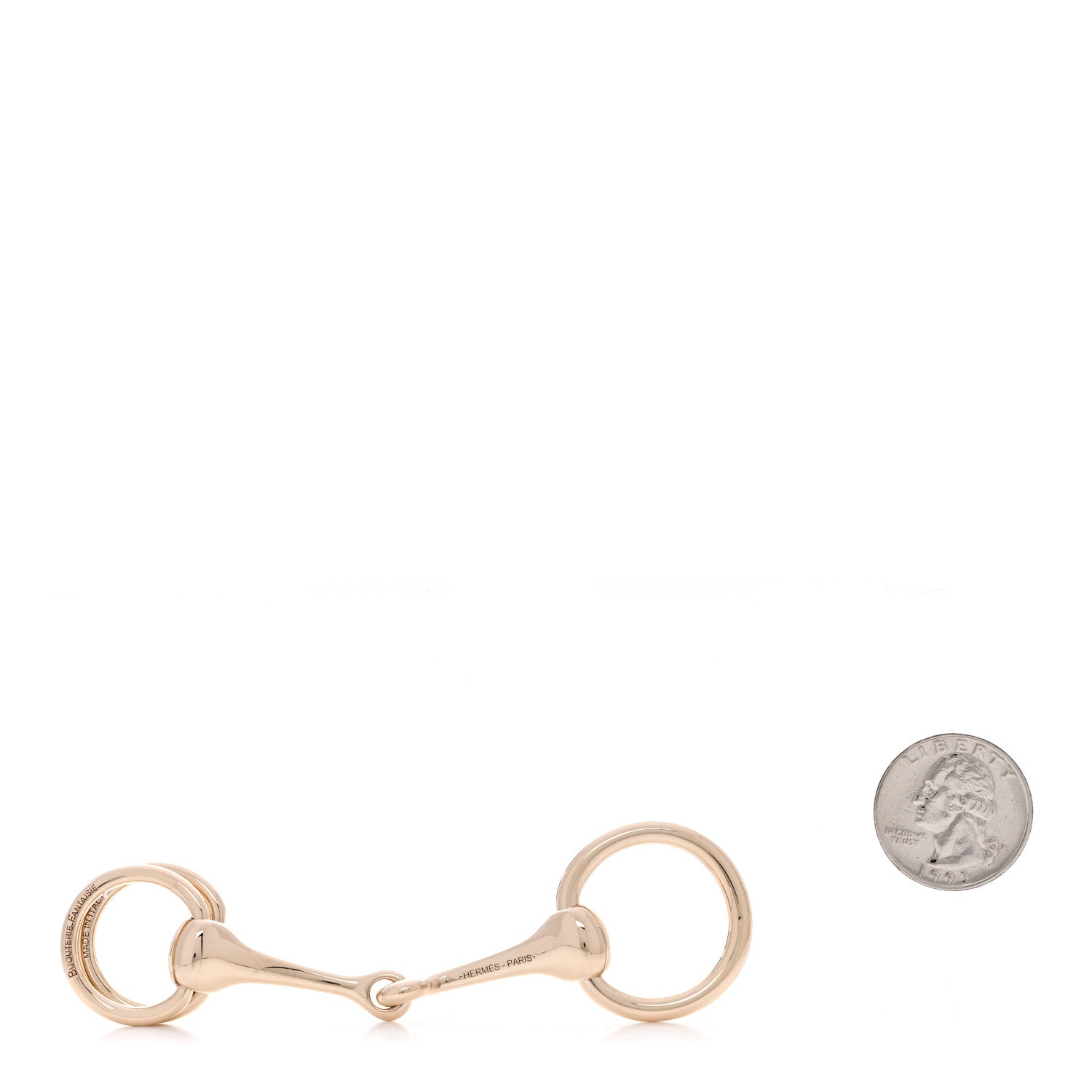 Permabrass Mors Scarf Ring Gold