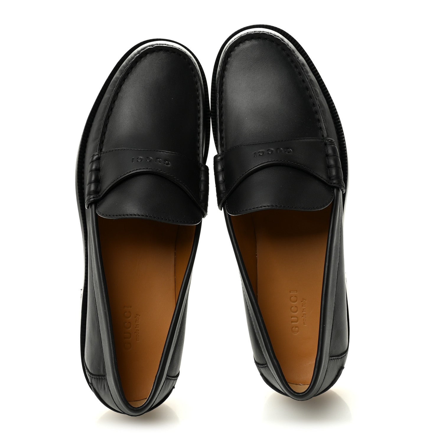 Calfskin Miro Soft Womens Mocassin Loafers 39 Black