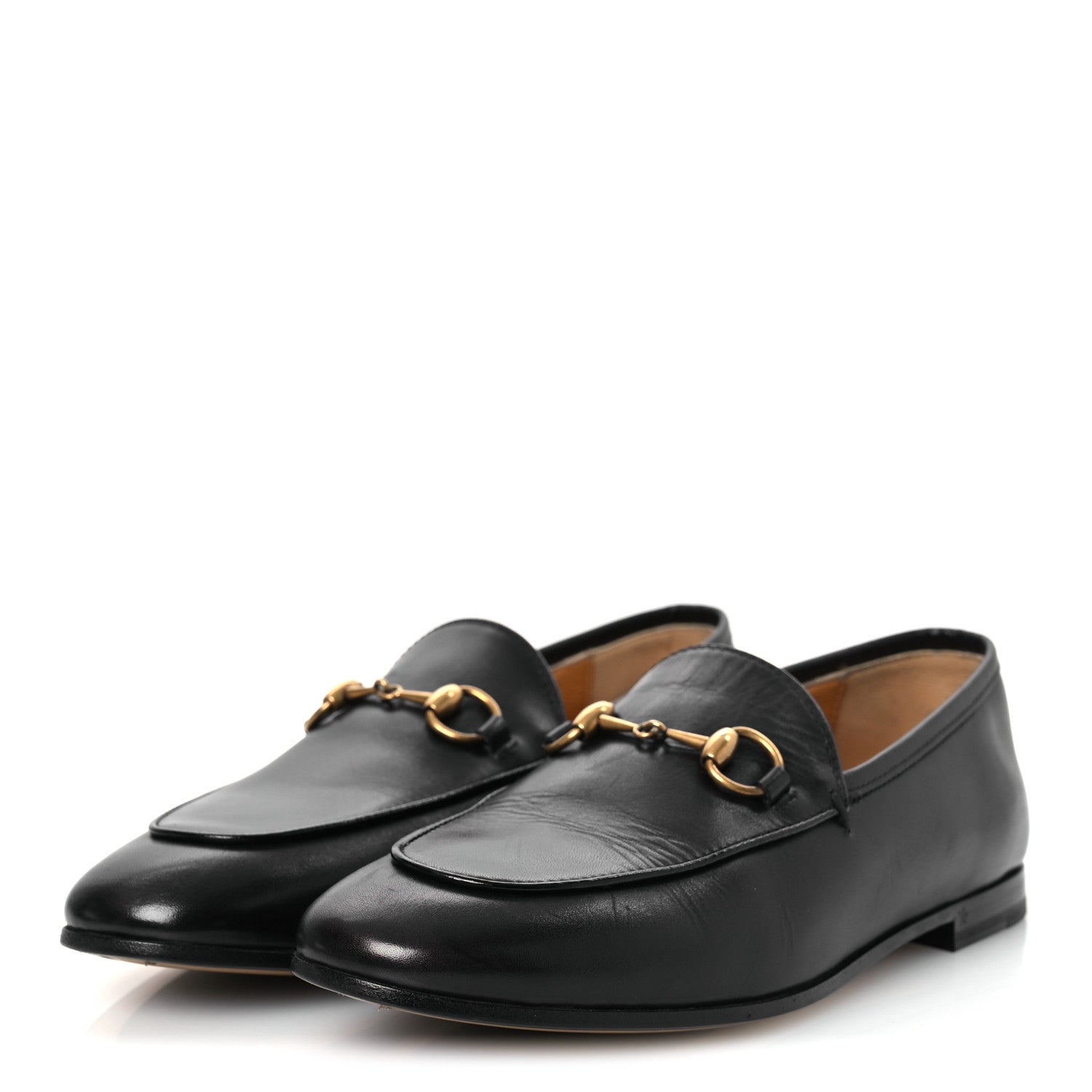 Calfskin Womens Jordaan Loafers 35.5 Black