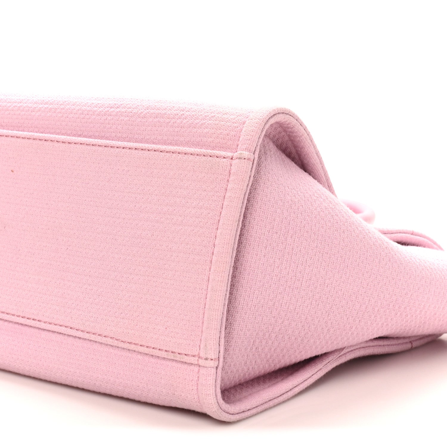 Mixed Fibers Small Deauville Tote Dark Pink