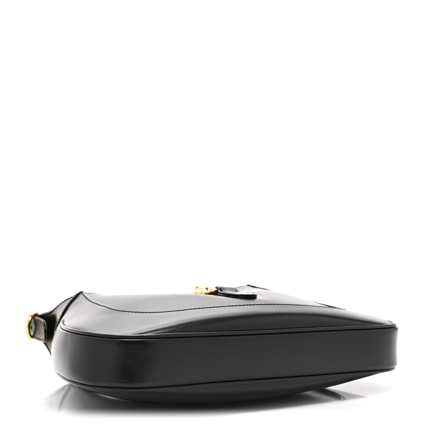 Boarded Dyana Lux Calfskin Small Jackie 1961 Hobo Black