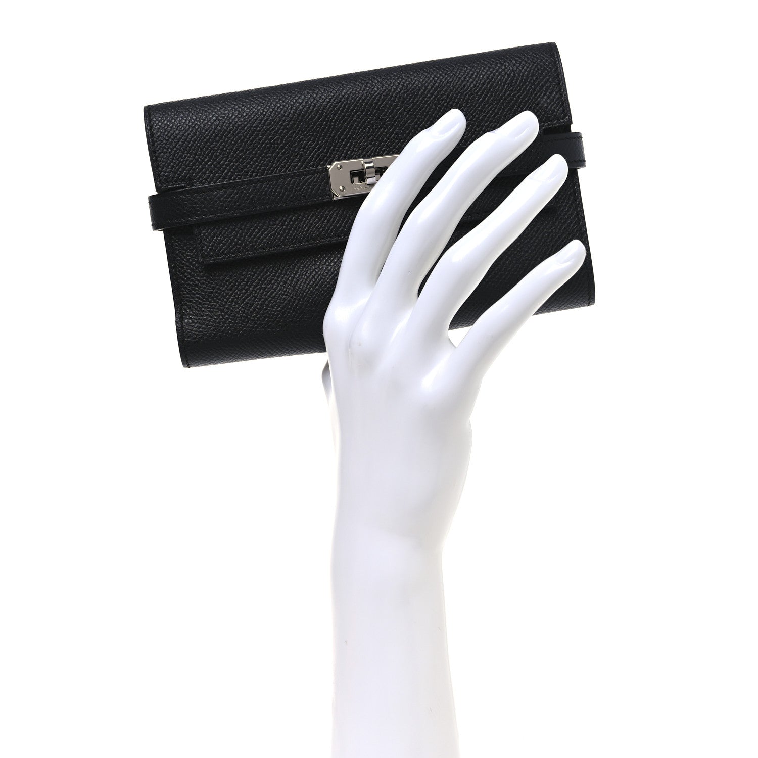 Epsom Medium Kelly Wallet Black