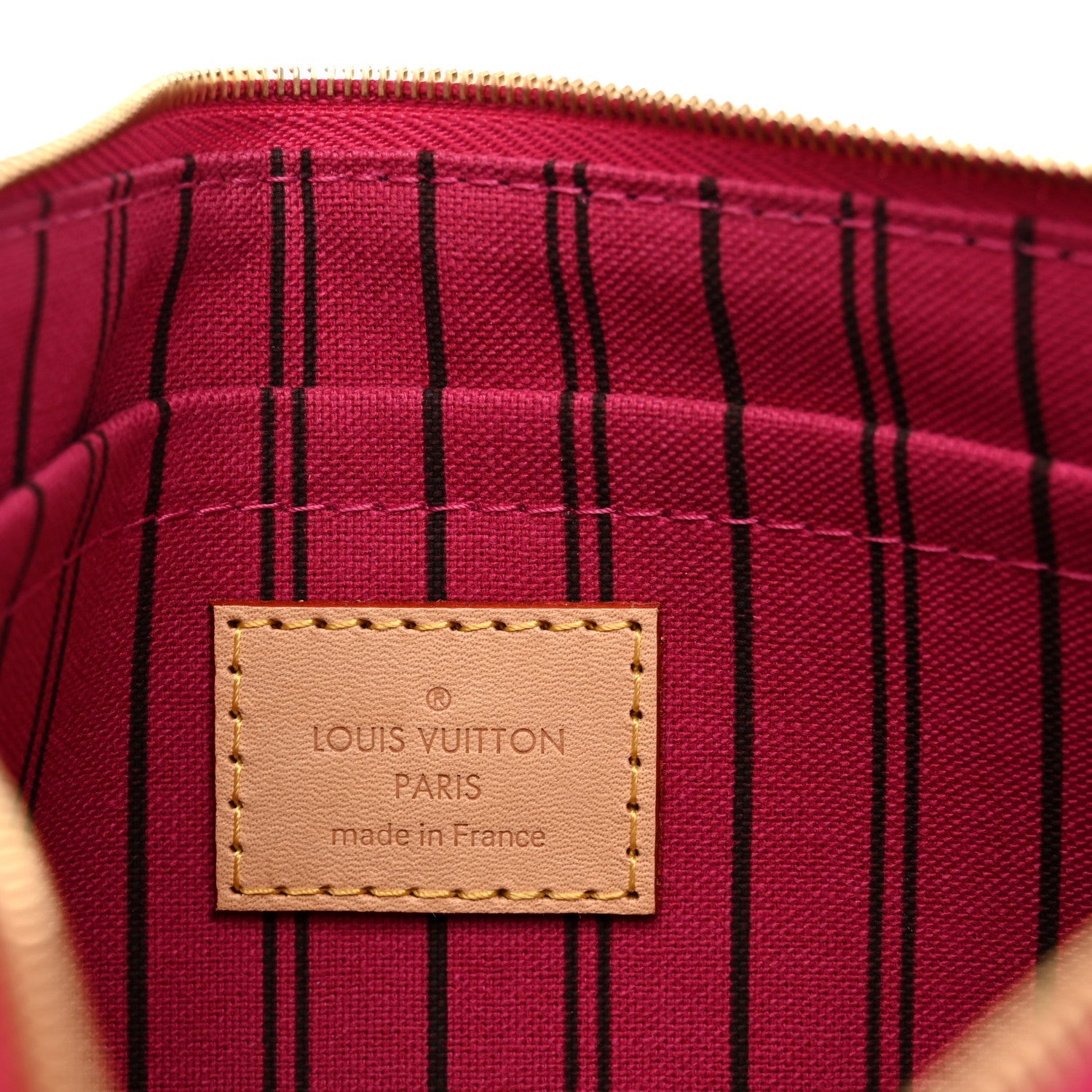 Monogram Neverfull MM GM Pochette Pivoine