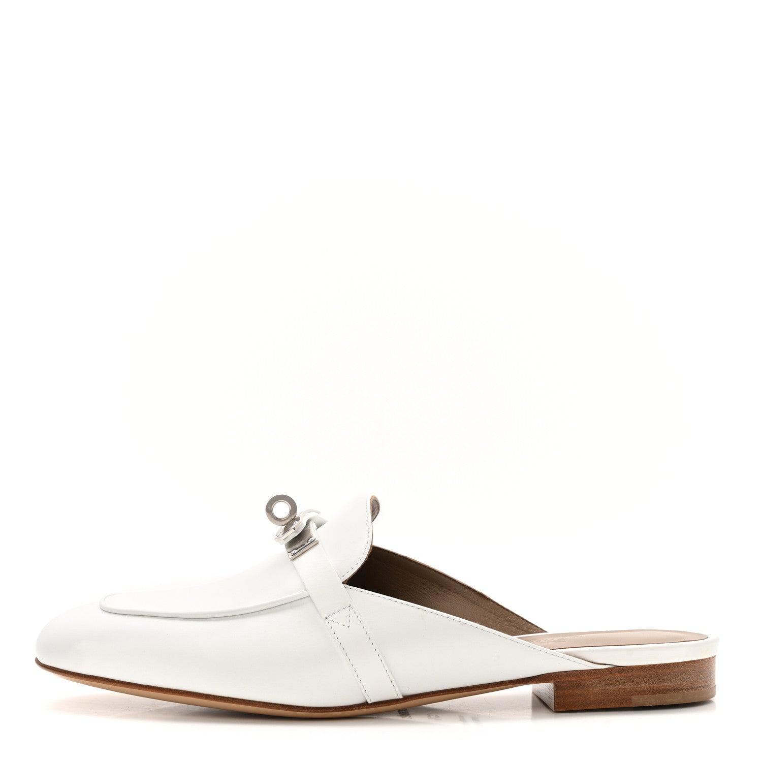 Calfskin Oz Mules 37.5 White