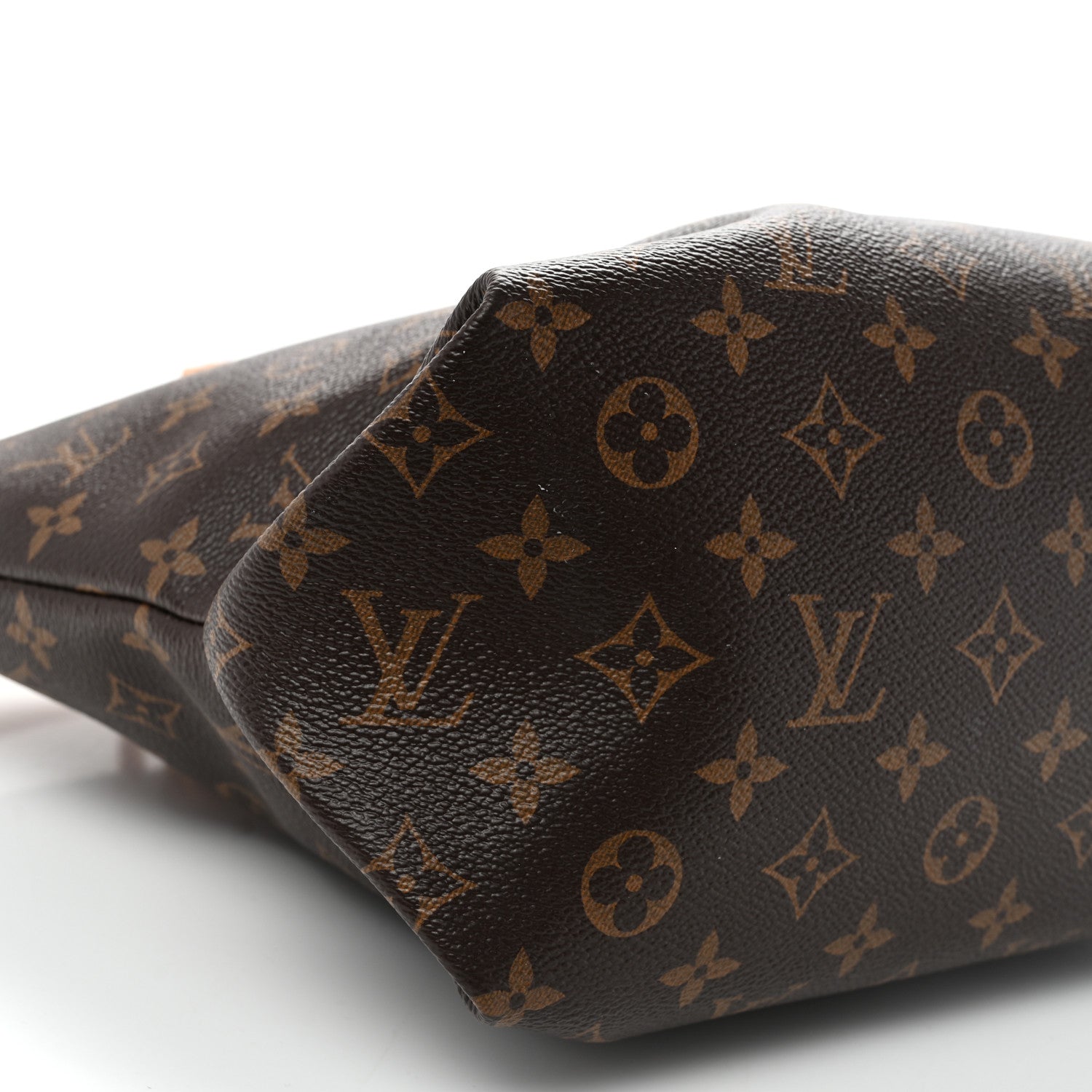 Monogram Flower Zipped Tote MM Beige