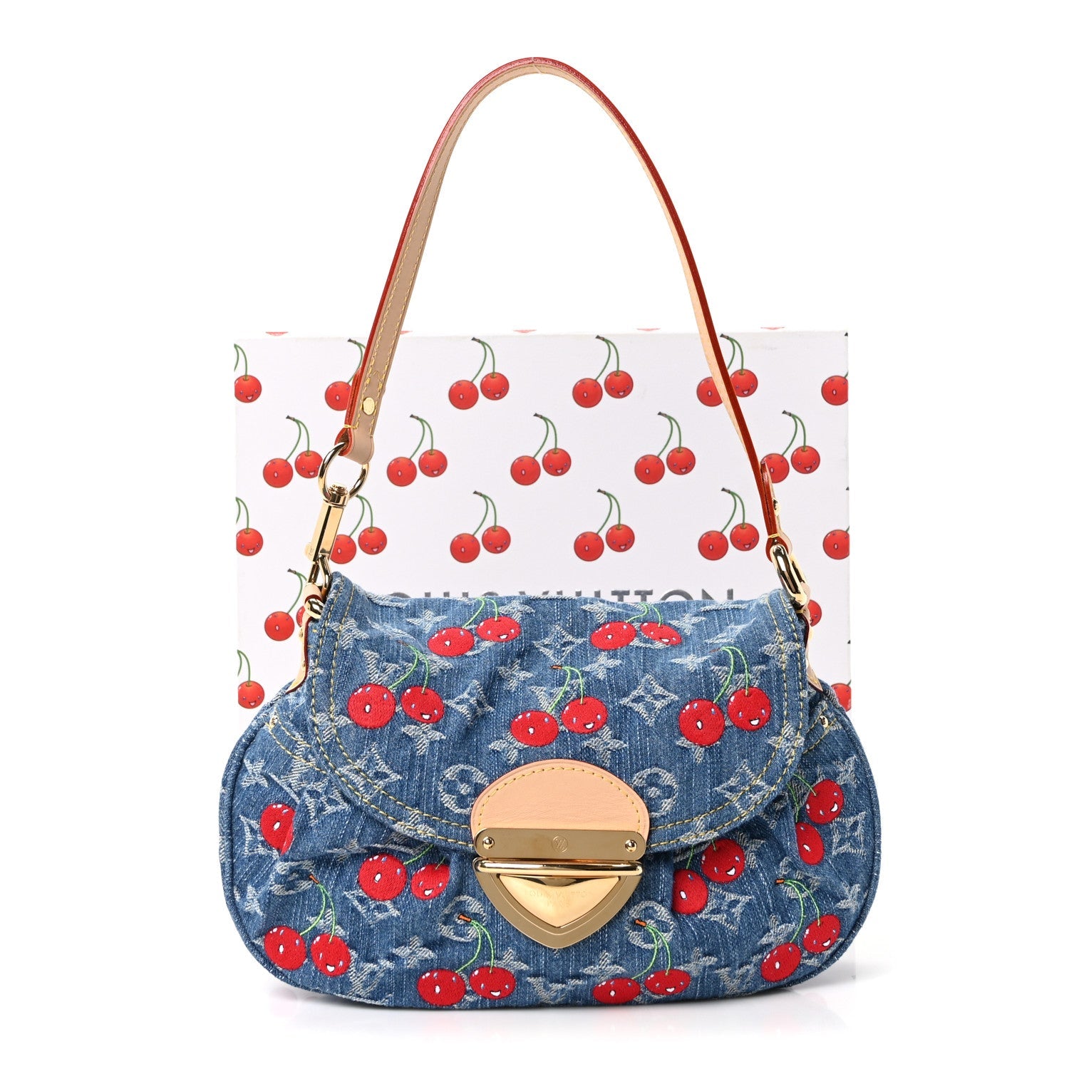 LV X TM Monogram Denim Cerises Sunset