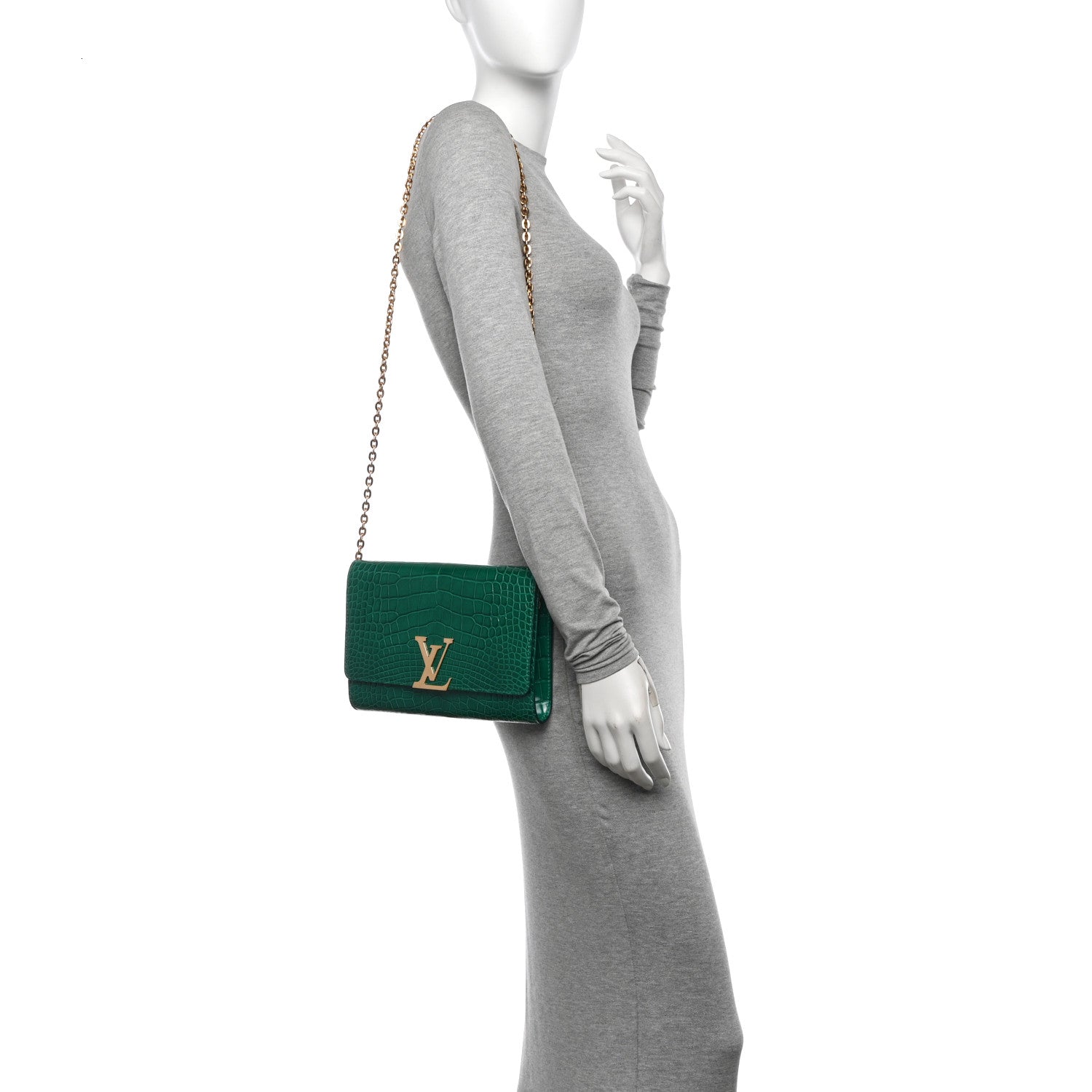 Alligator Chain Louise GM Emerald