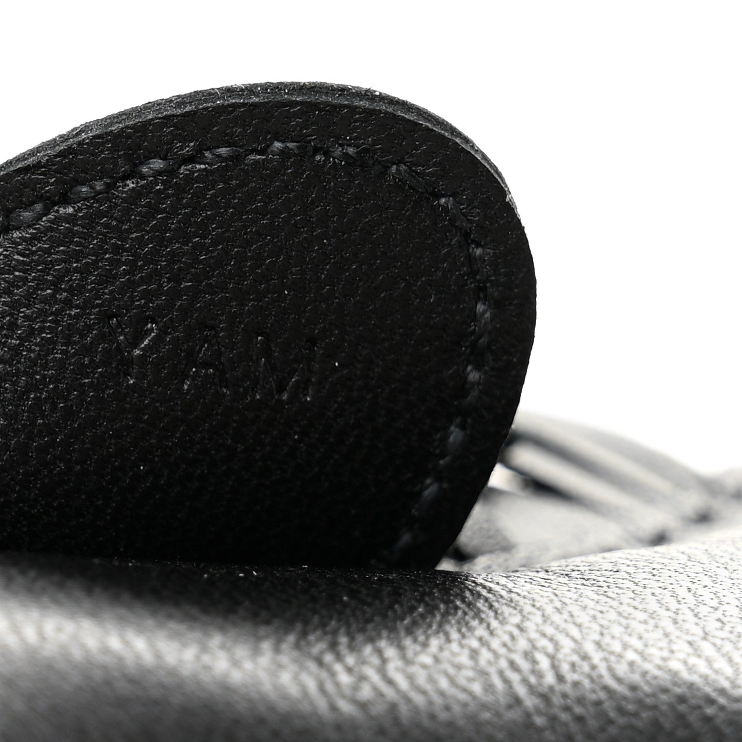 Milo Lambskin Grigri Rodeo Horse Bag Charm PM So Black