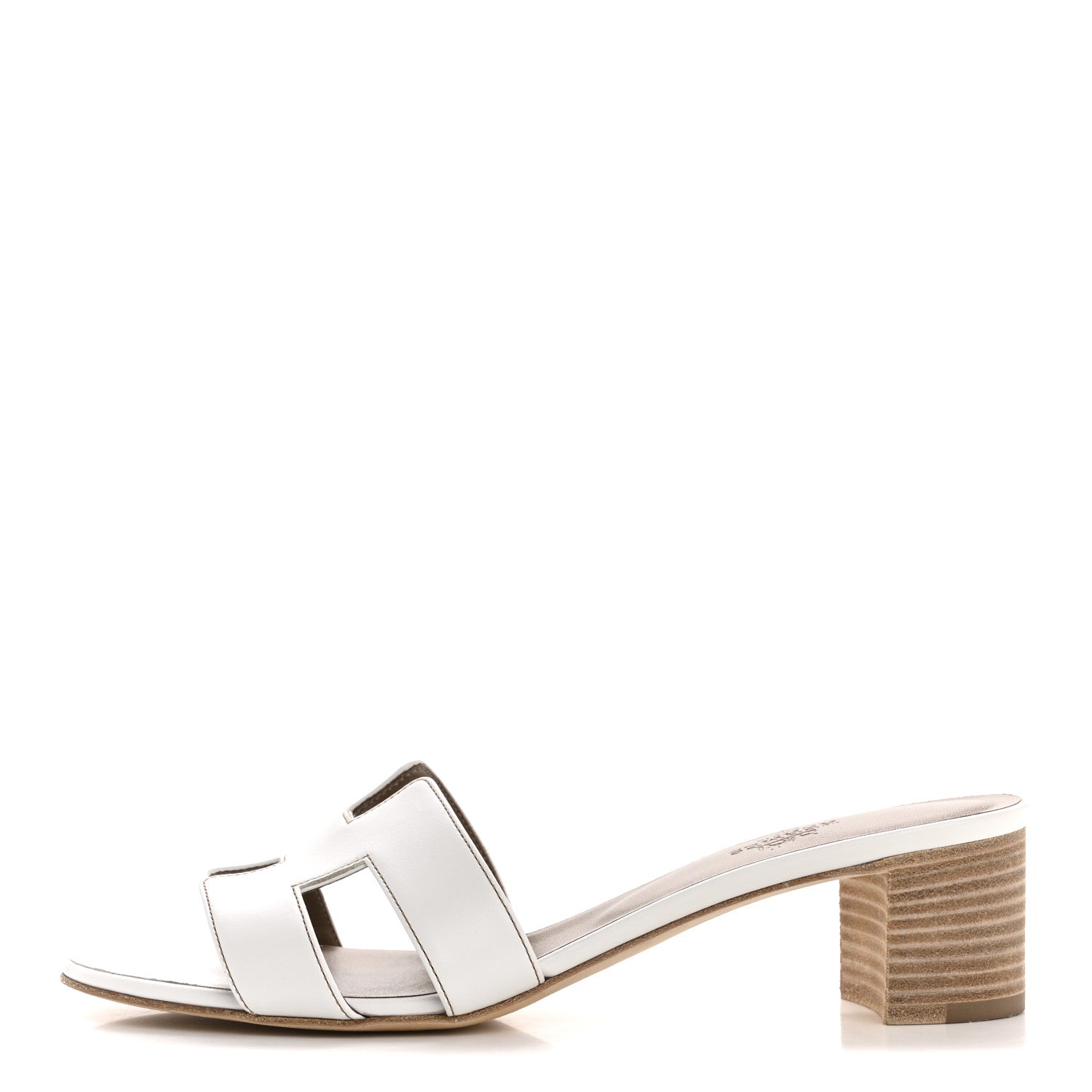 Calfskin Oasis Sandals 39.5 White