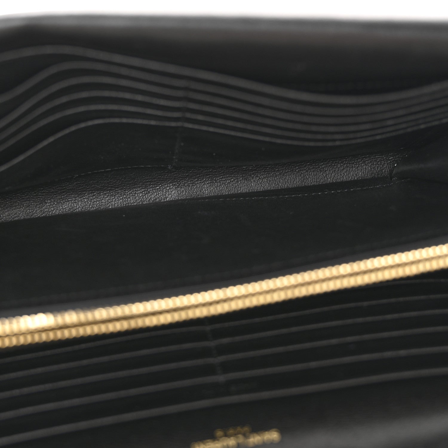 Smooth Calfskin Monogram Sulpice Chain Wallet Black