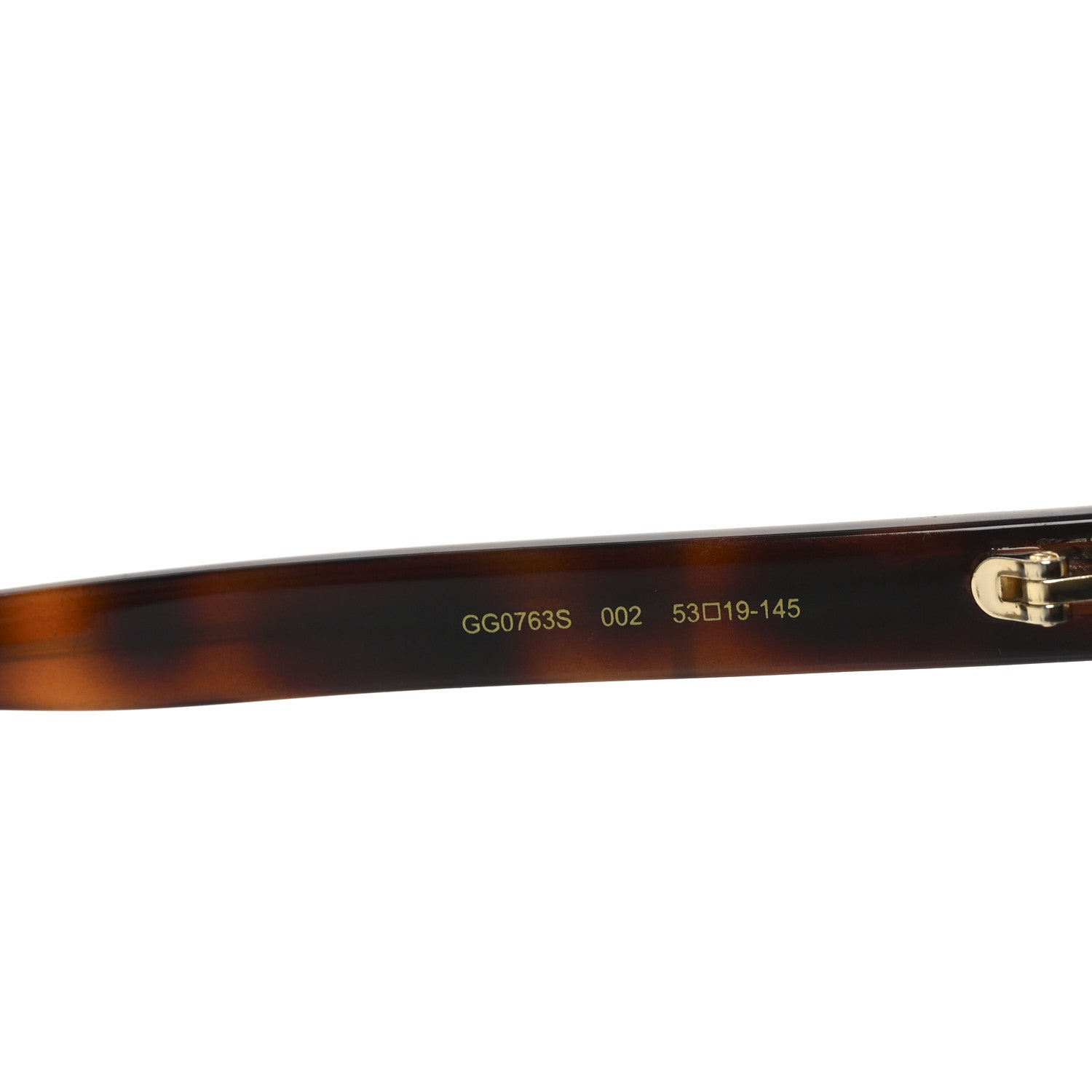 Round Sunglasses GG0763S Tortoise
