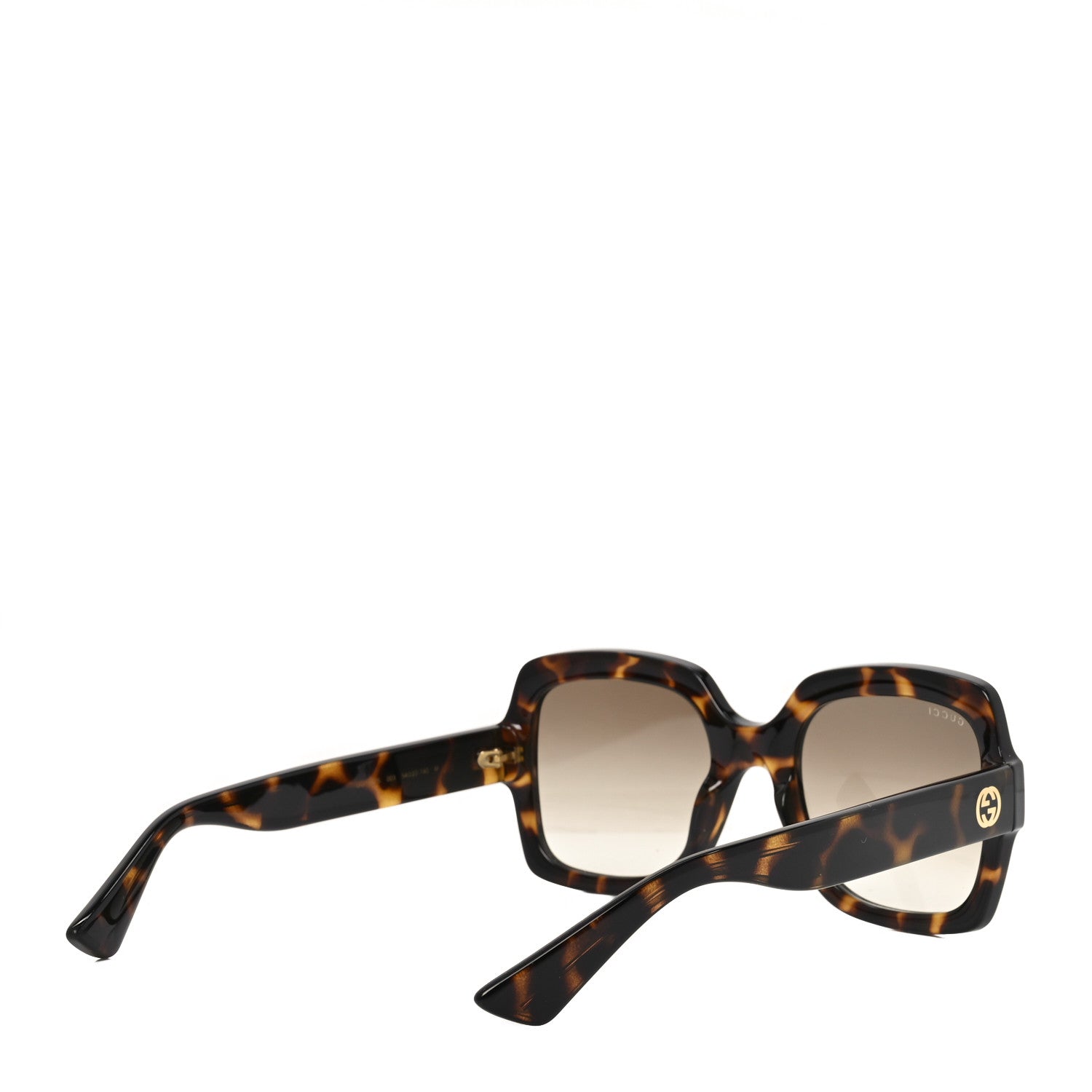 Acetate Square Frame Sunglasses GG1337S Havana