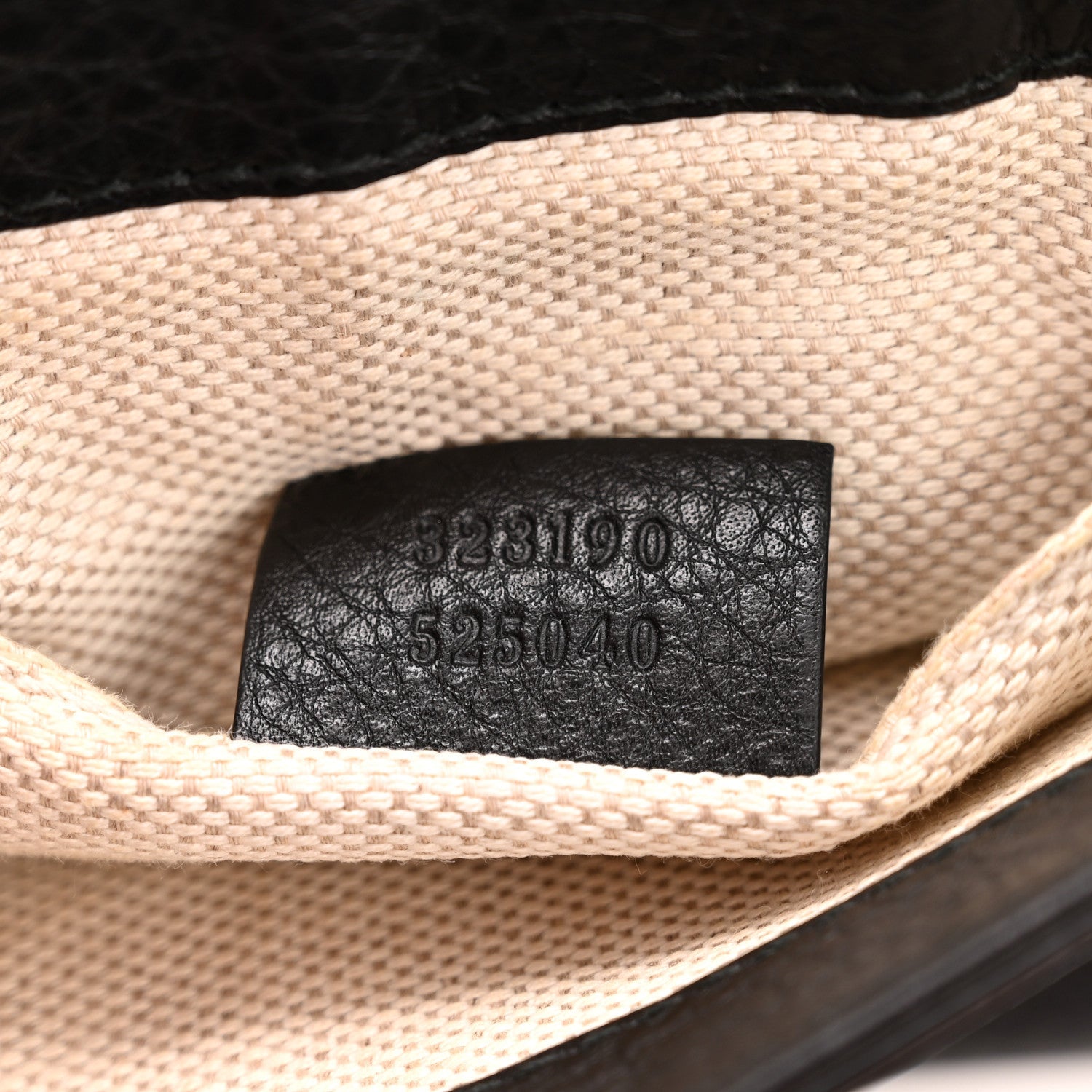 Pebbled Calfskin Small Soho Flap Crossbody Black