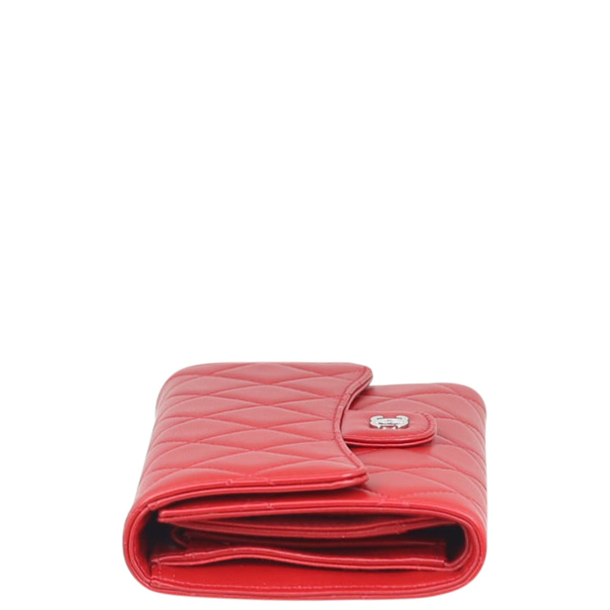 Chanel Classic Flap Wallet | Red Diamond