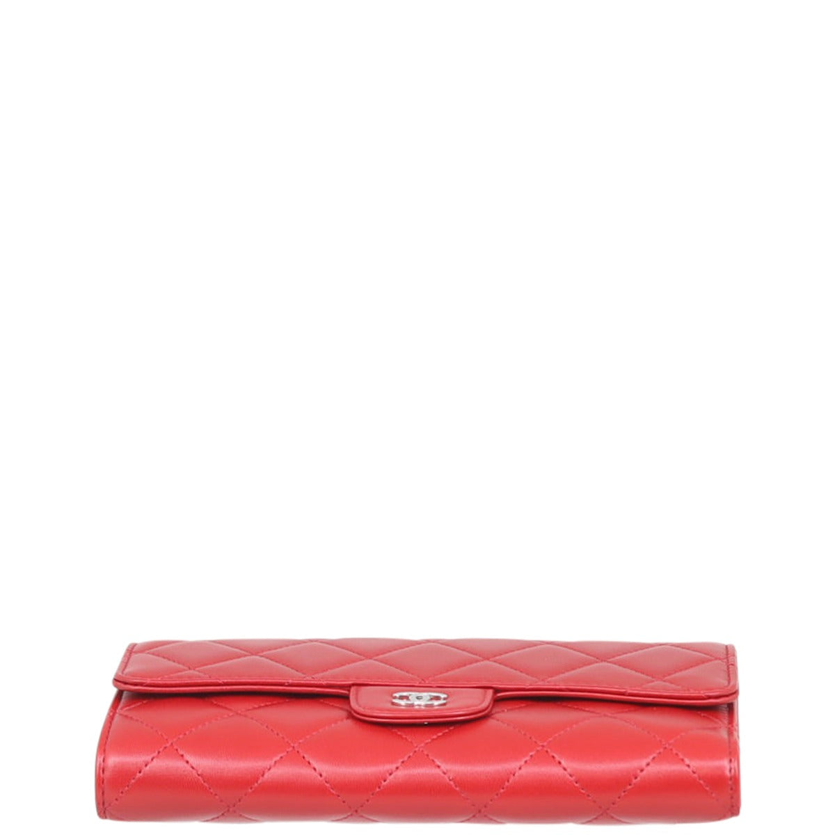 Chanel Classic Flap Wallet | Red Diamond