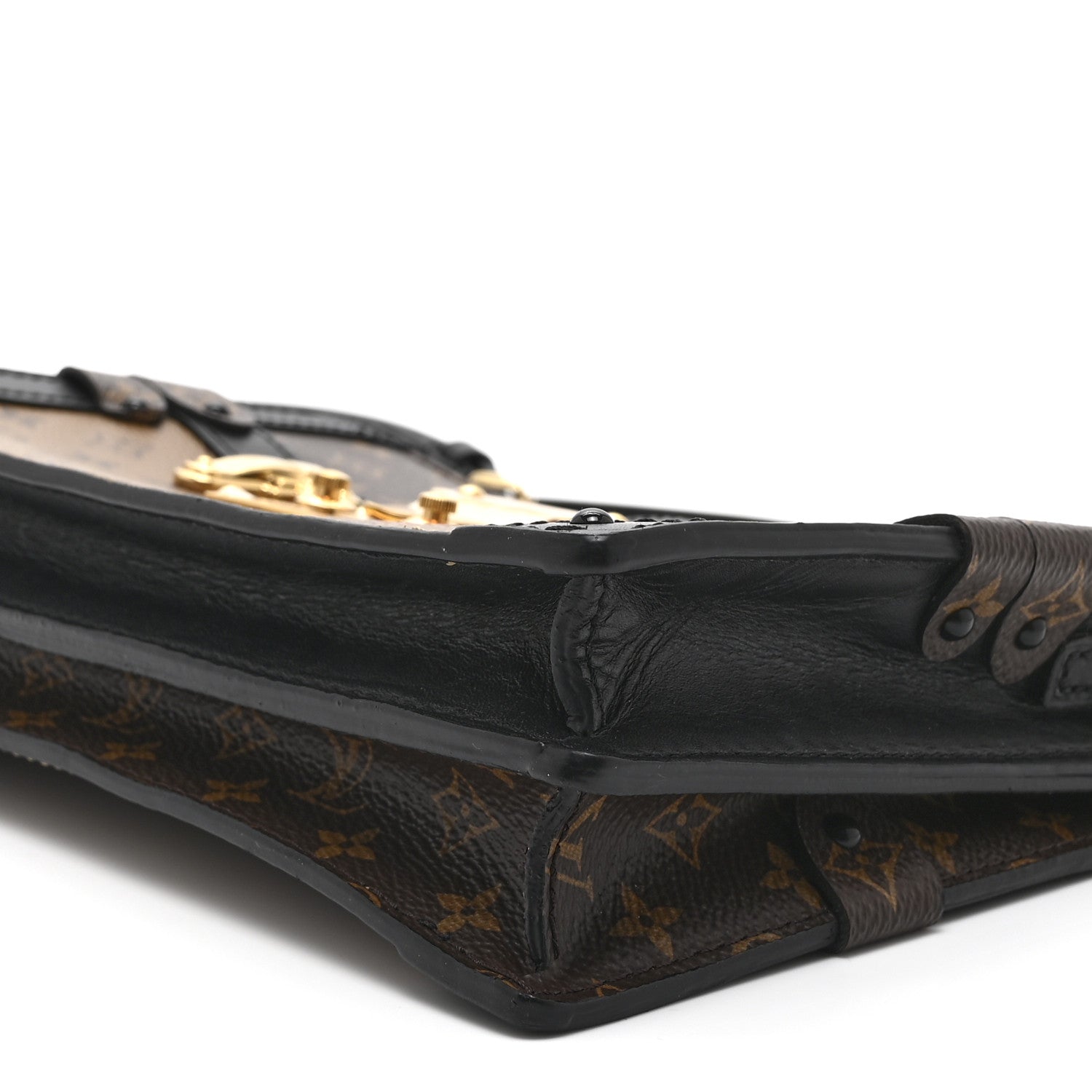 Reverse Monogram Trunk Clutch