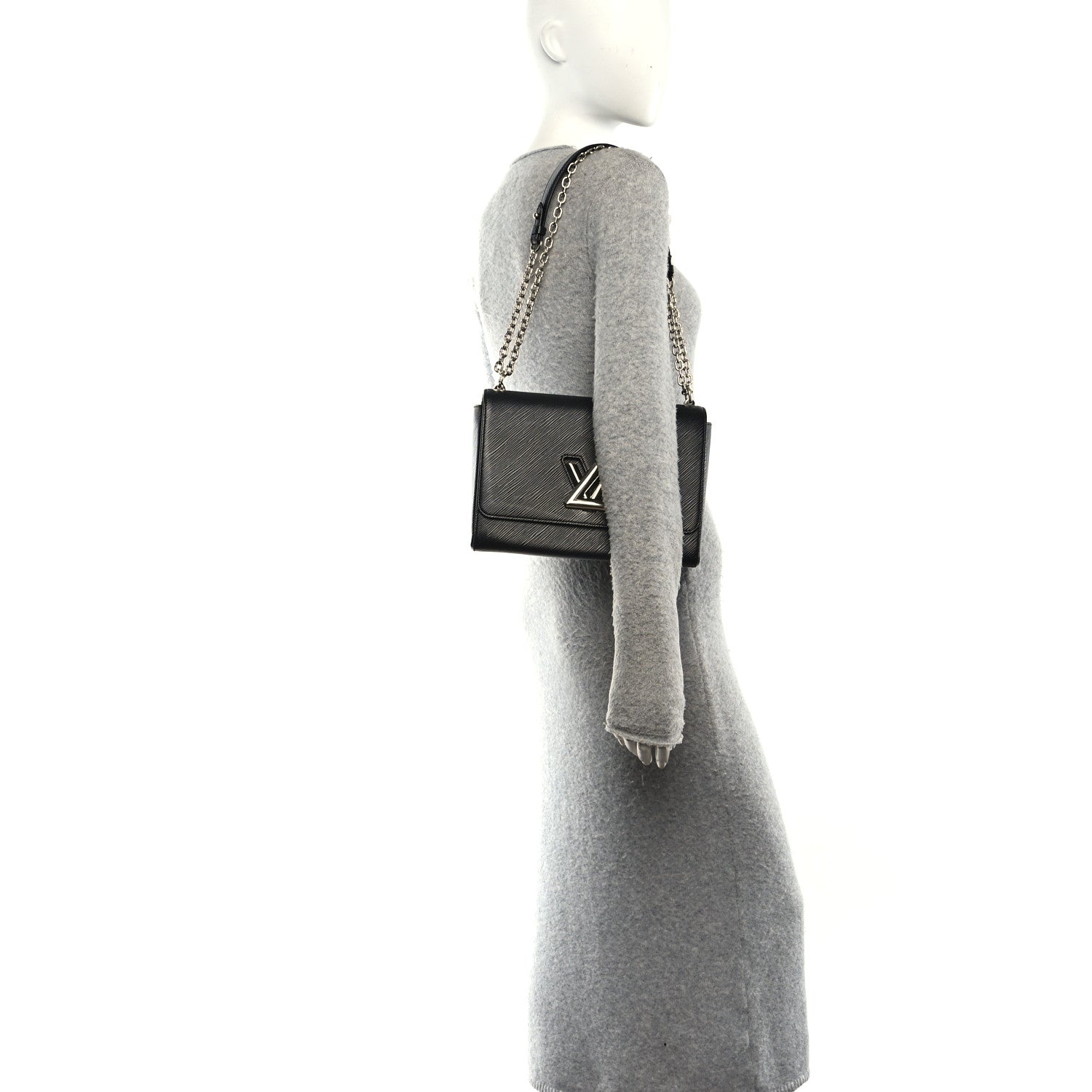 Epi Twist Shoulder Bag MM Black