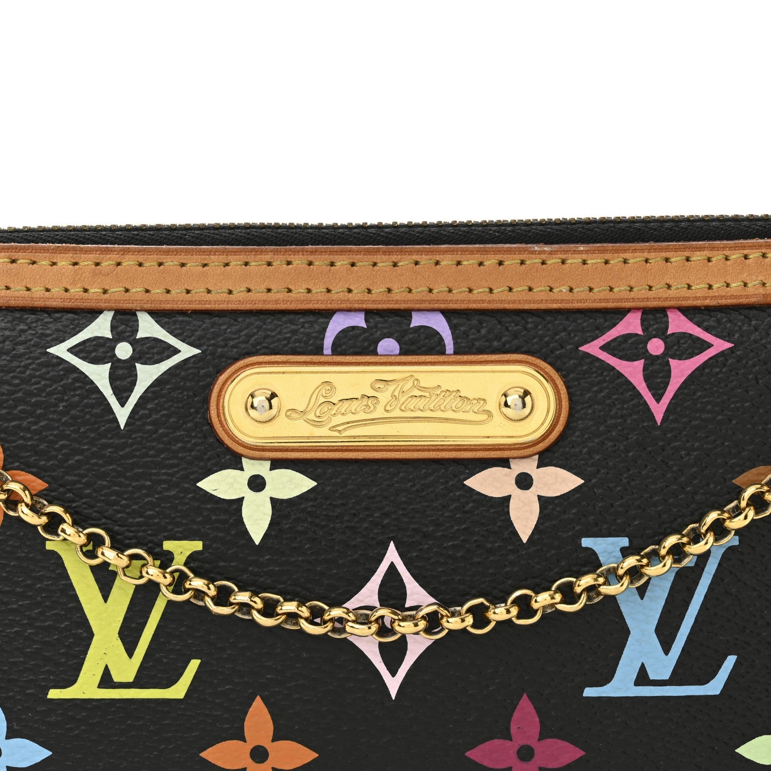 Monogram Multicolor Pochette Milla MM Black