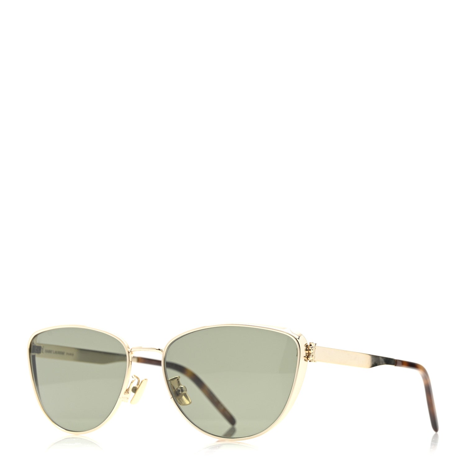 Metal SL M90 Cat Eye Sunglasses Gold