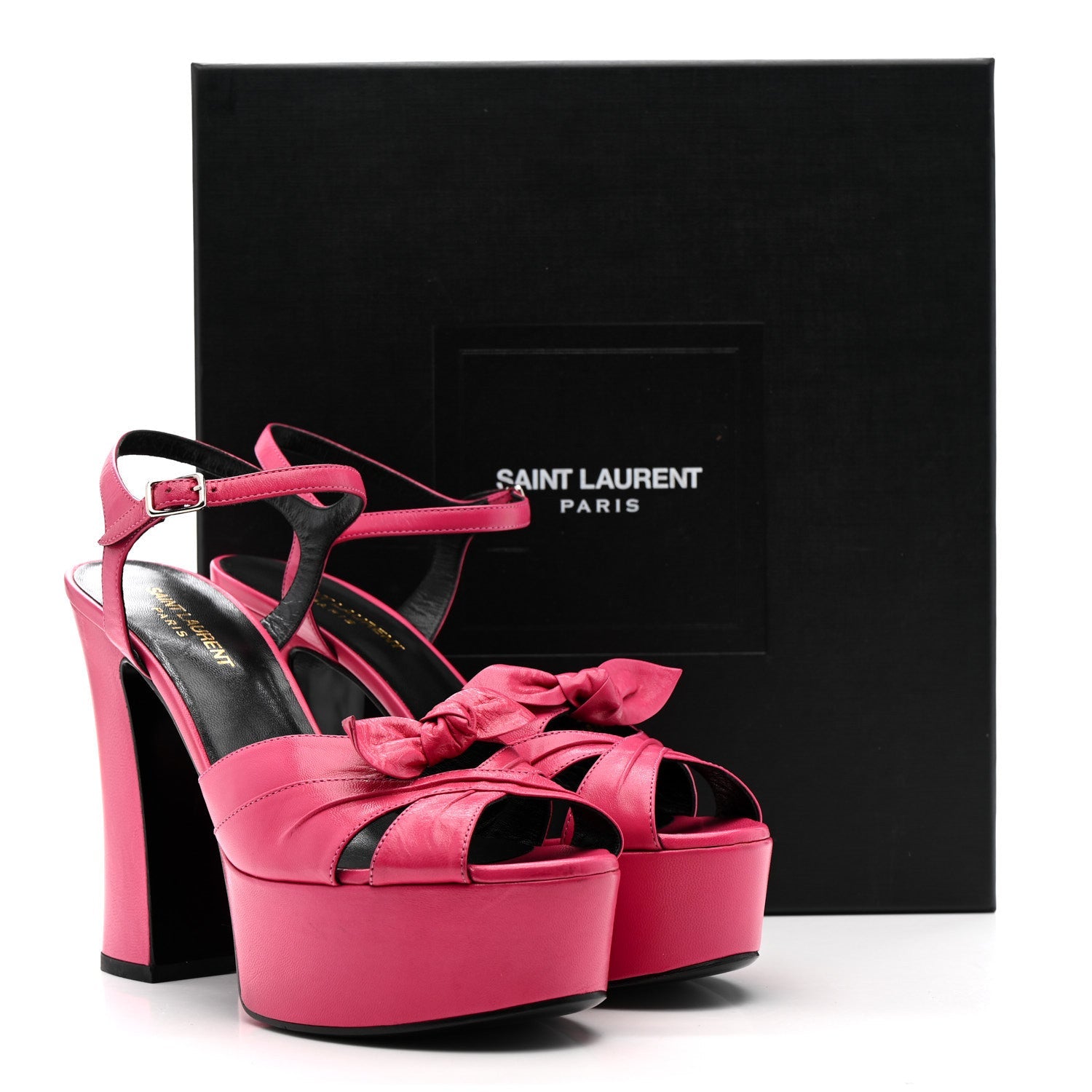 Goatskin Candy 80 Platform Sandals 39.5 Bubblegum