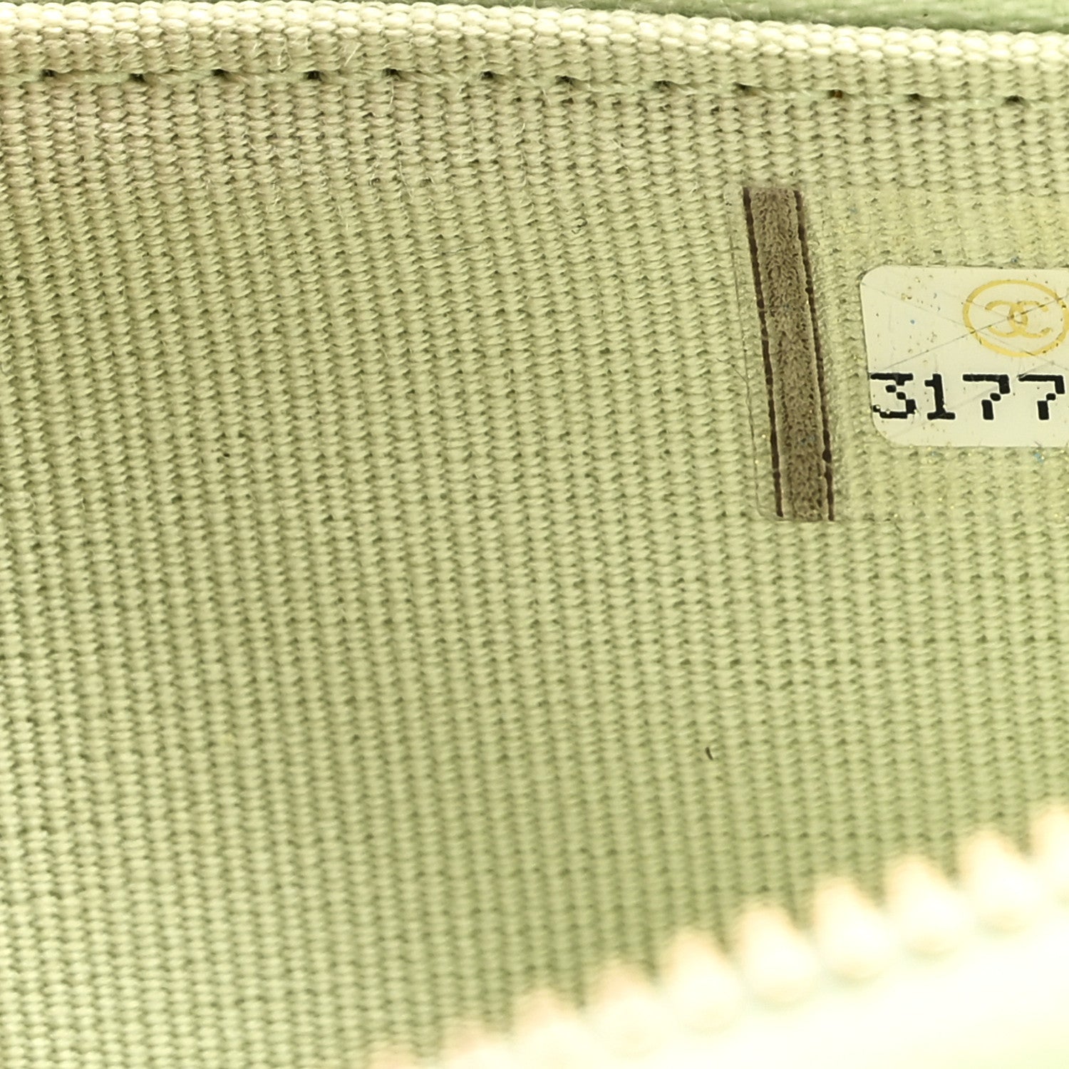 Caviar Quilted Phone Holder Wallet on Removable Chain Light Green