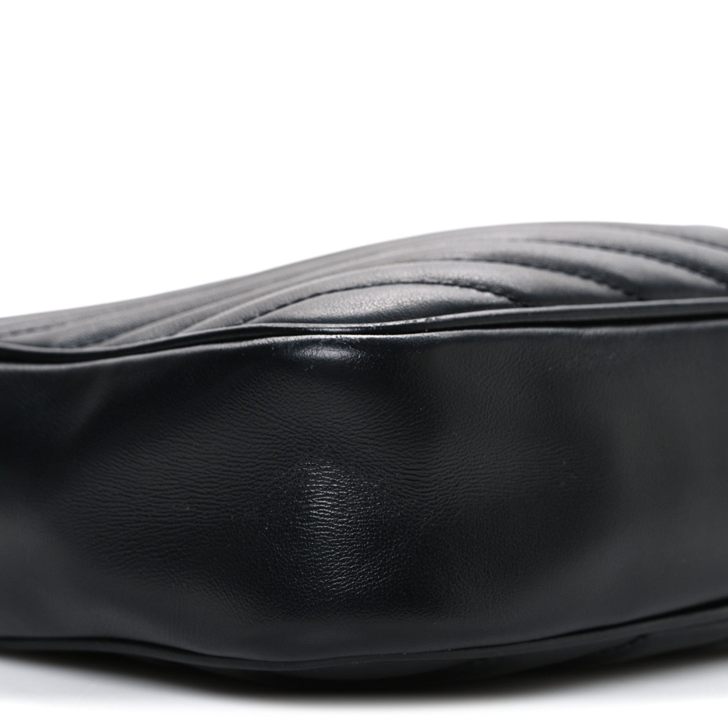 Calfskin Matelasse Monogram Lou Camera Bag Black