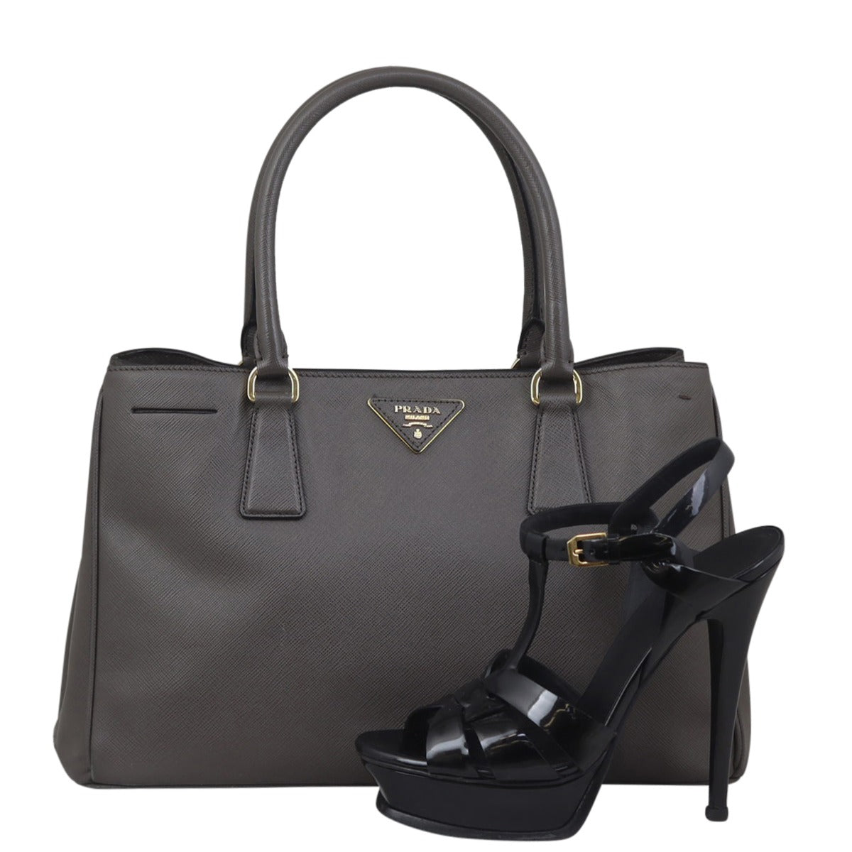 Prada Saffiano Lux Tote Small