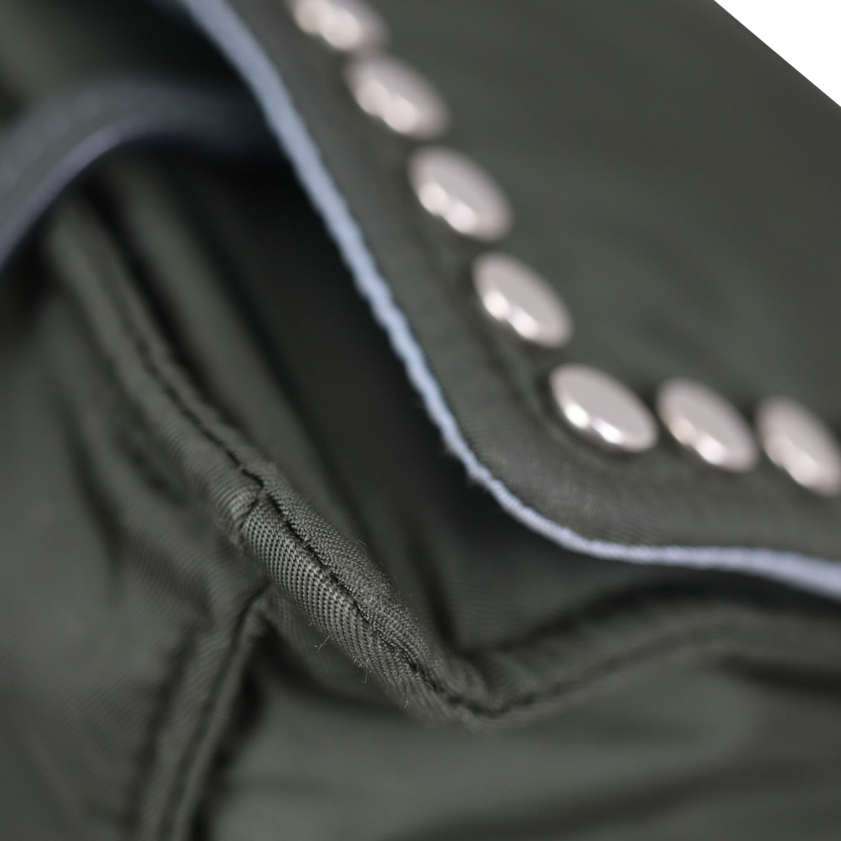 Prada Etiquette Studded Tessuto Messenger Bag