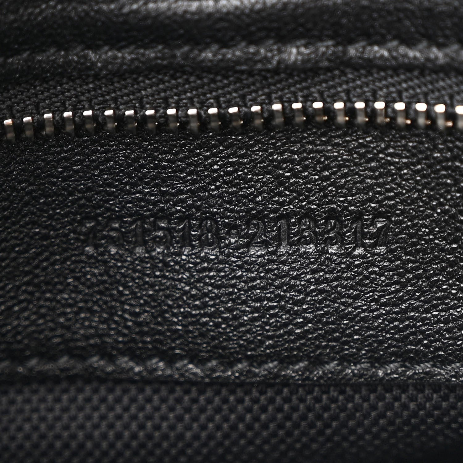 Sakai Be Green Calfskin Diagonal Stitched Small Blondie Tote Black