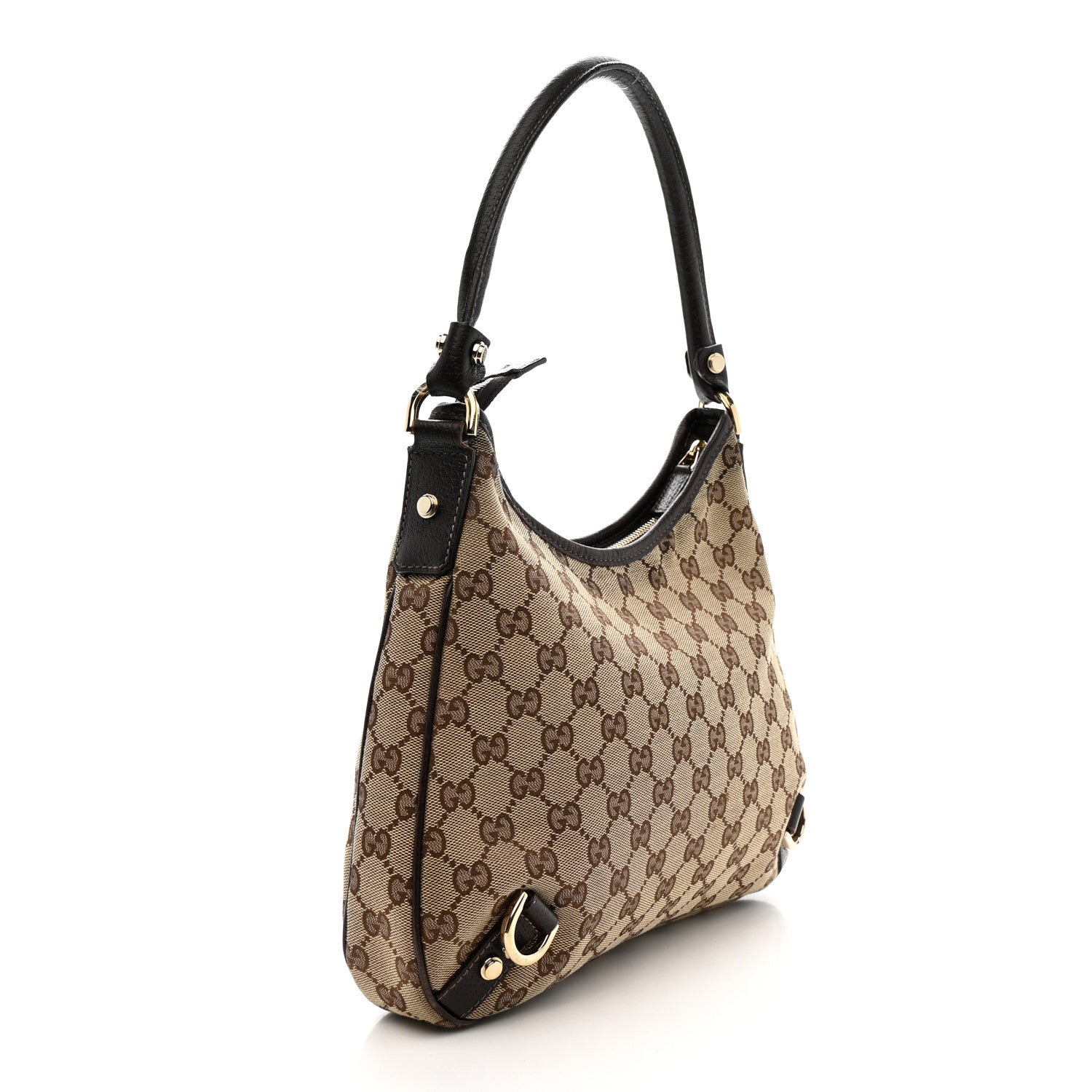 Monogram Medium Abbey D Ring Hobo Brown