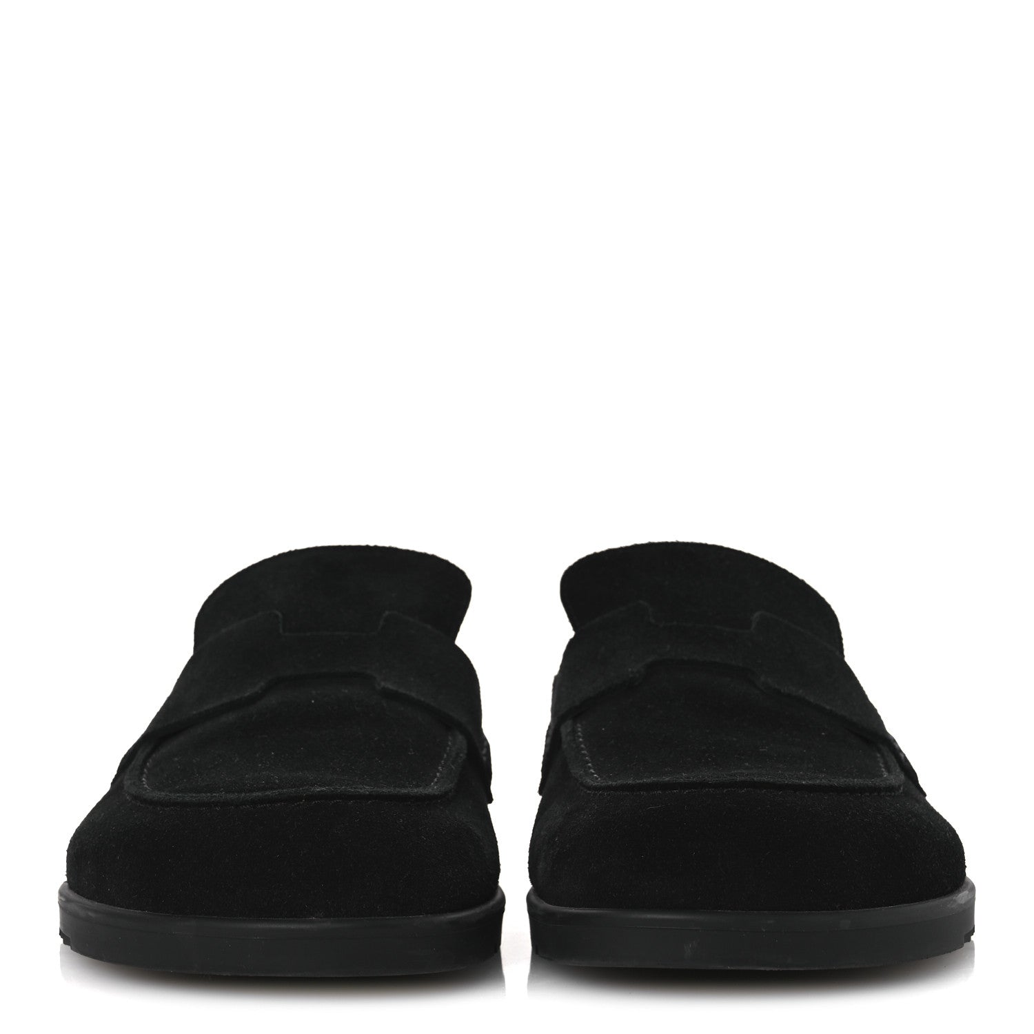 Suede Calfskin Go Mules 38.5 Black