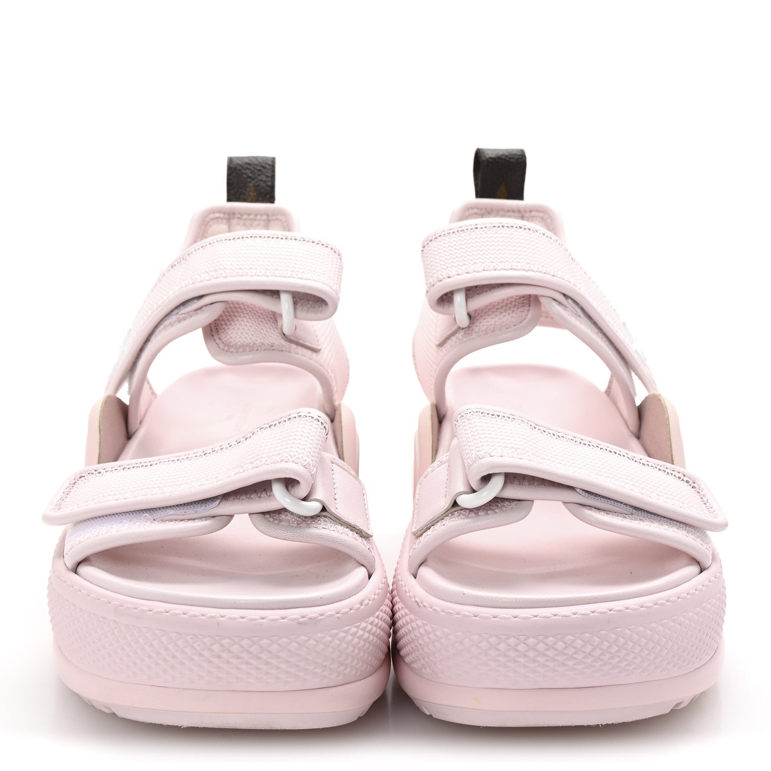 Calfskin Canvas LV Archlight Sandal 36 Pink
