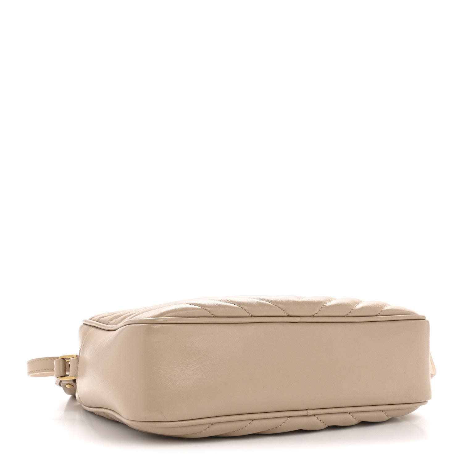 Calfskin Matelasse Monogram Lou Camera Bag Dark Beige