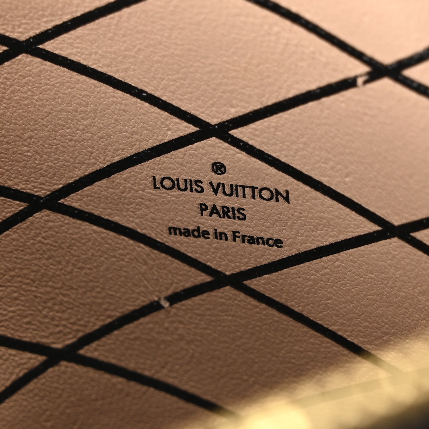 Reverse Monogram Trunk Clutch
