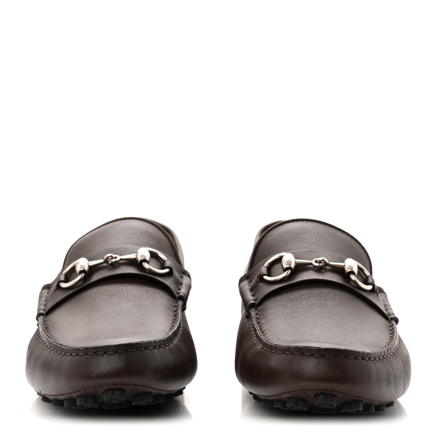 Soft Clove Calfskin Mens Horsebit Driver Loafers 9 Cocoa
