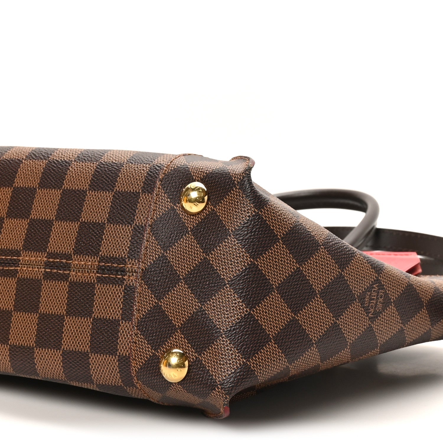 Damier Ebene Caissa Tote PM Cherry