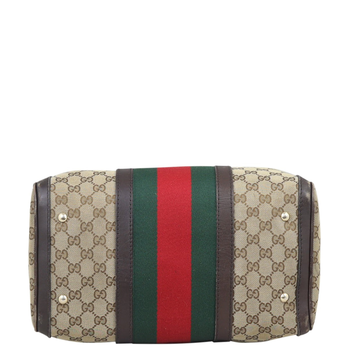 Gucci Vintage Web Original GG Boston Bag Medium