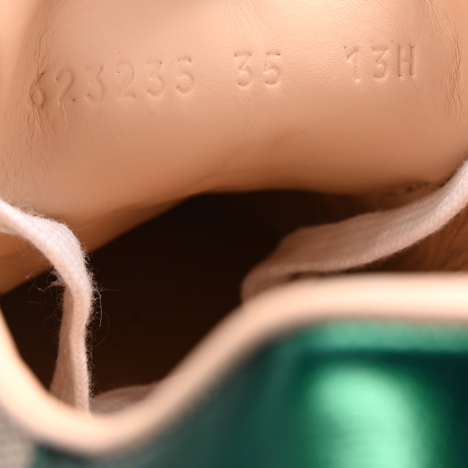GG Supreme Monogram Boutique Ace Sneakers 35 Brown