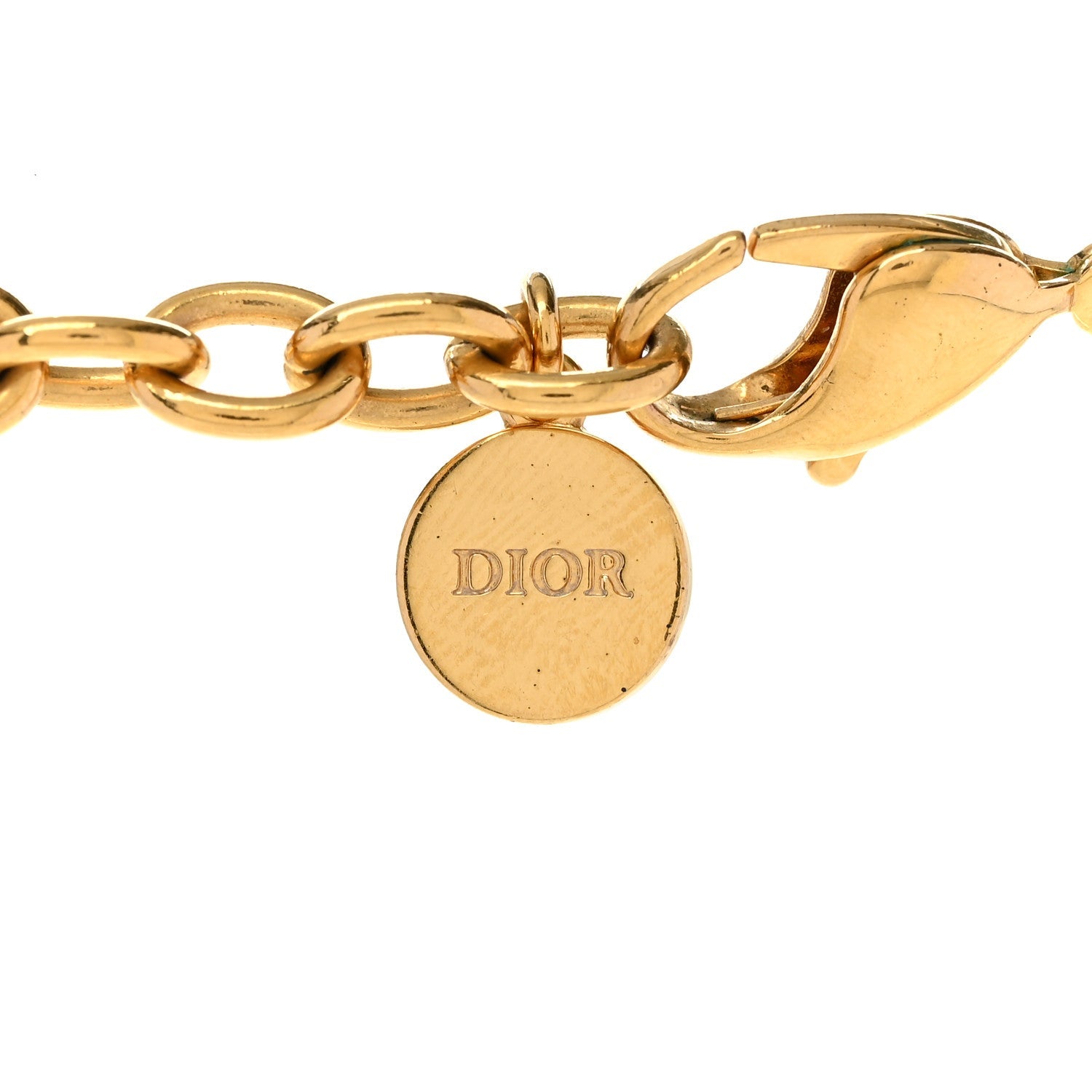 Metal Danseuse Etoile Chain Choker Necklace Gold