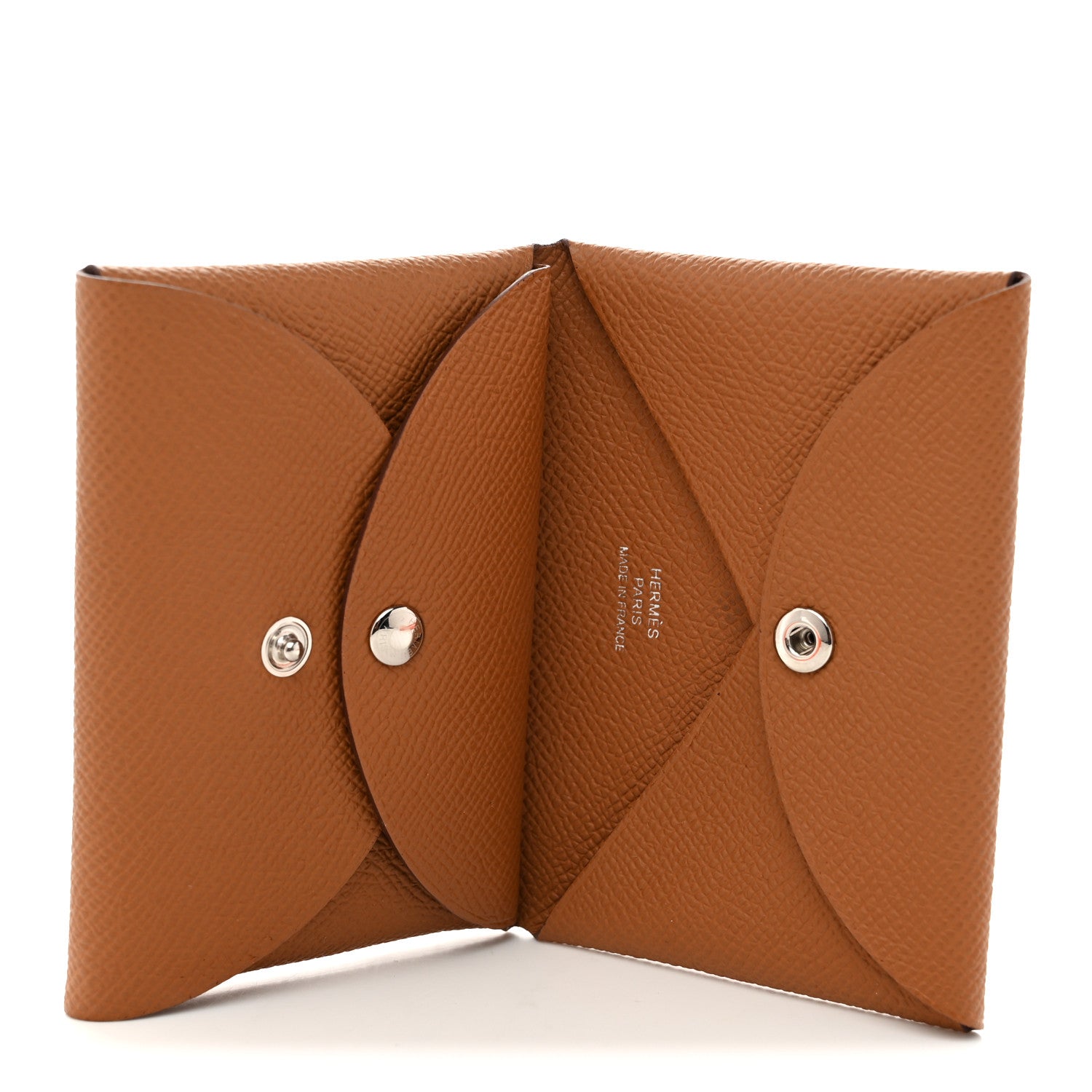Epsom Calvi Duo Card Case Gold