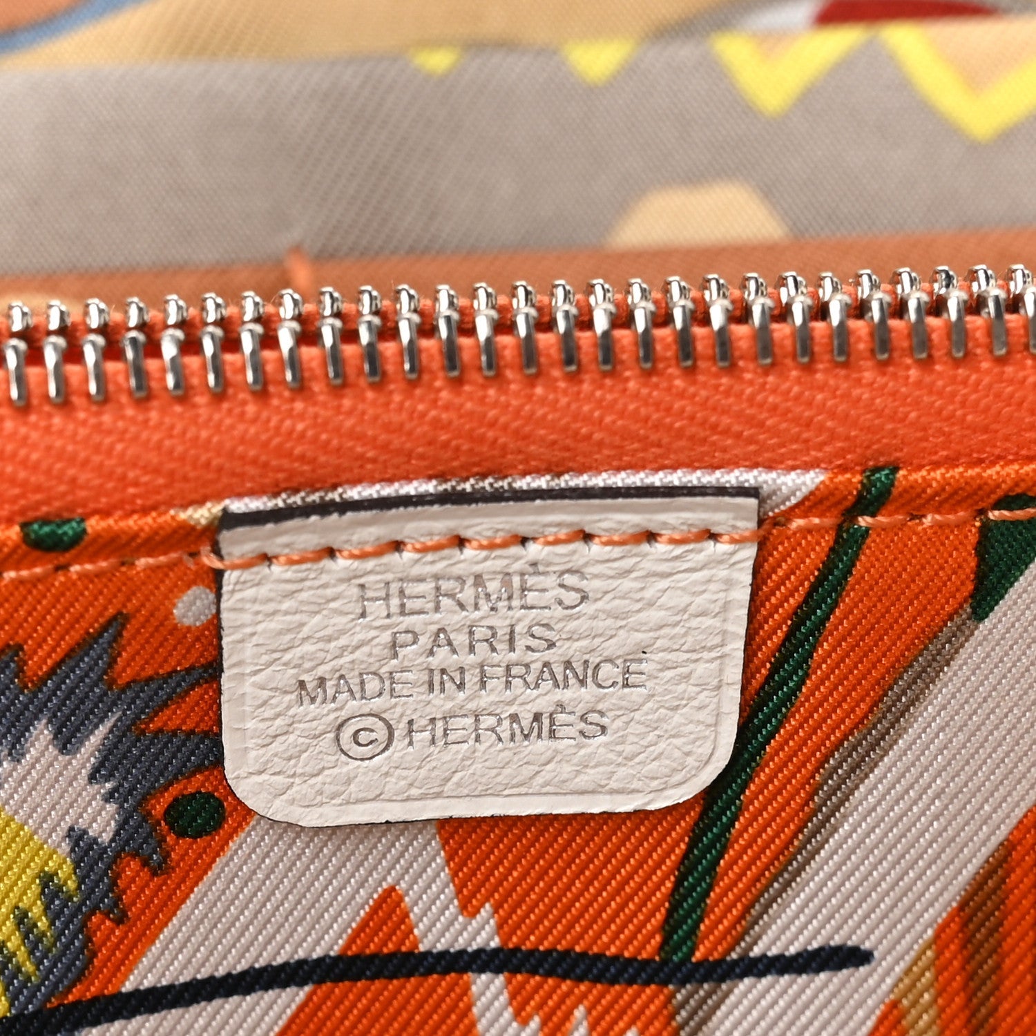 Evercolor Silk'In Wallet New White Orange Gris Mouette