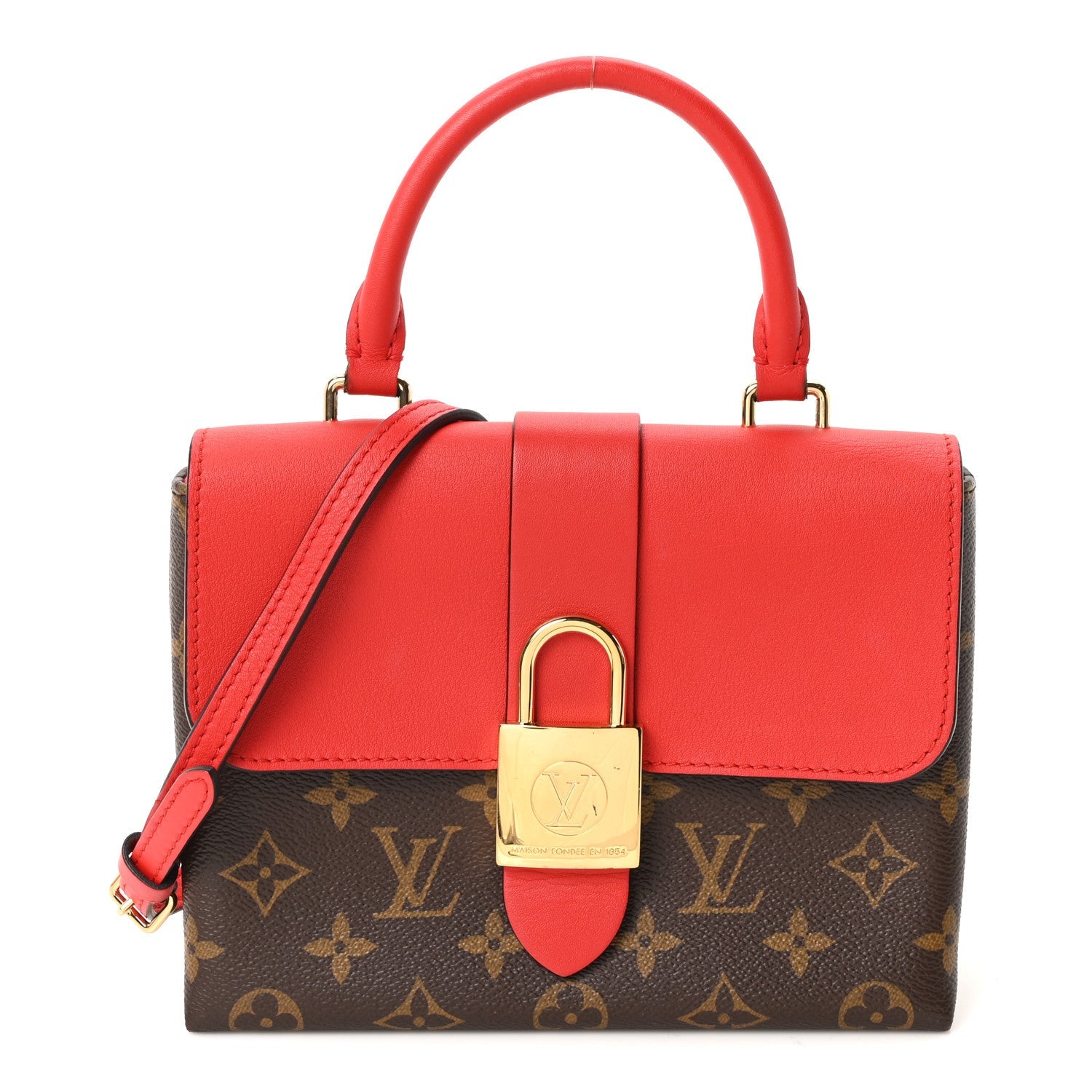 Monogram Locky BB Coquelicot