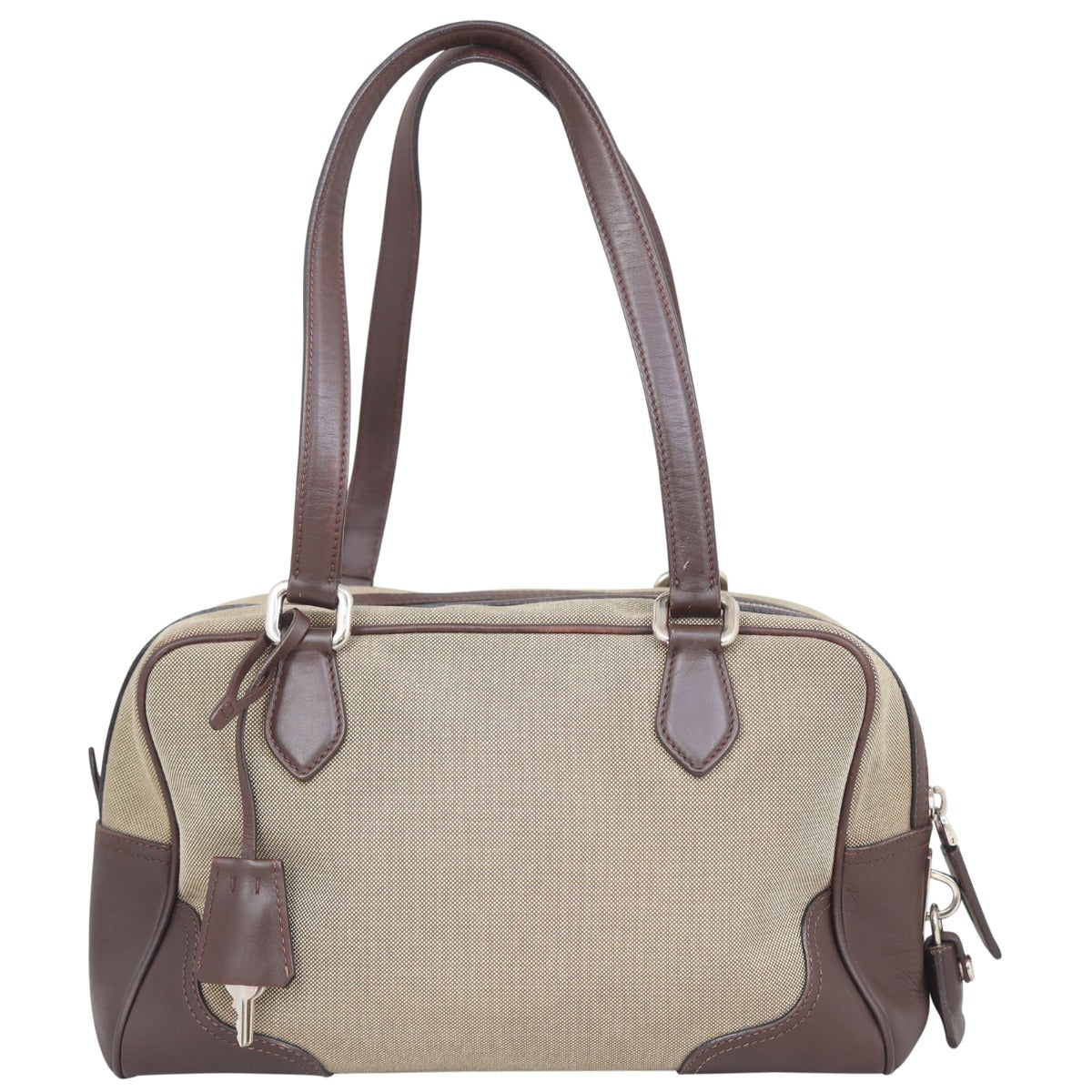 Prada Canapa Logo Bowler