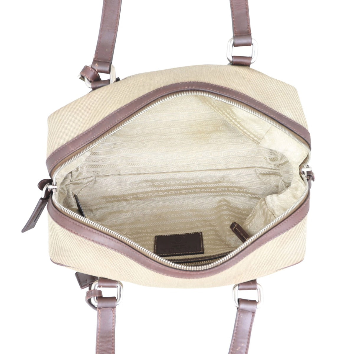 Prada Canapa Logo Bowler
