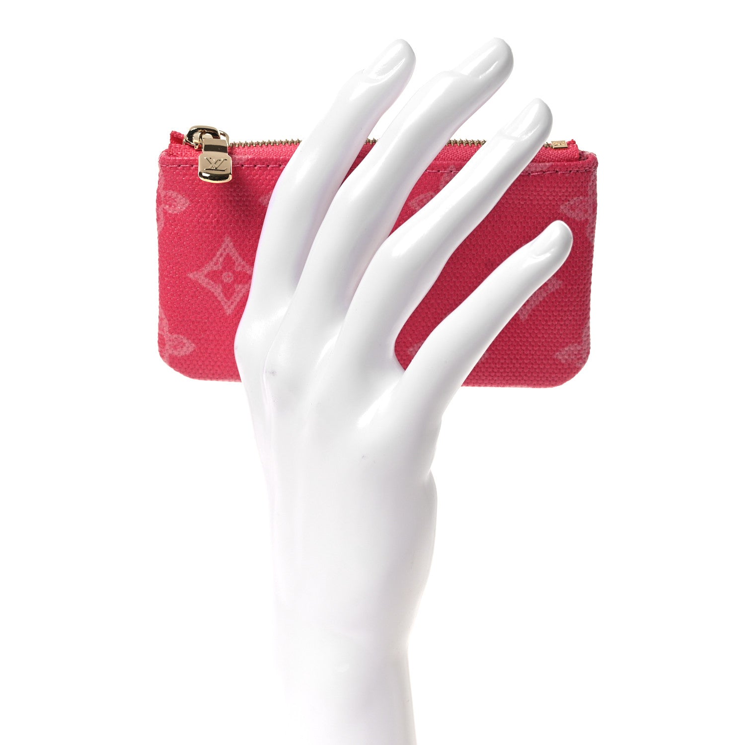 Monogram Origine Key Pouch Rose Ruban