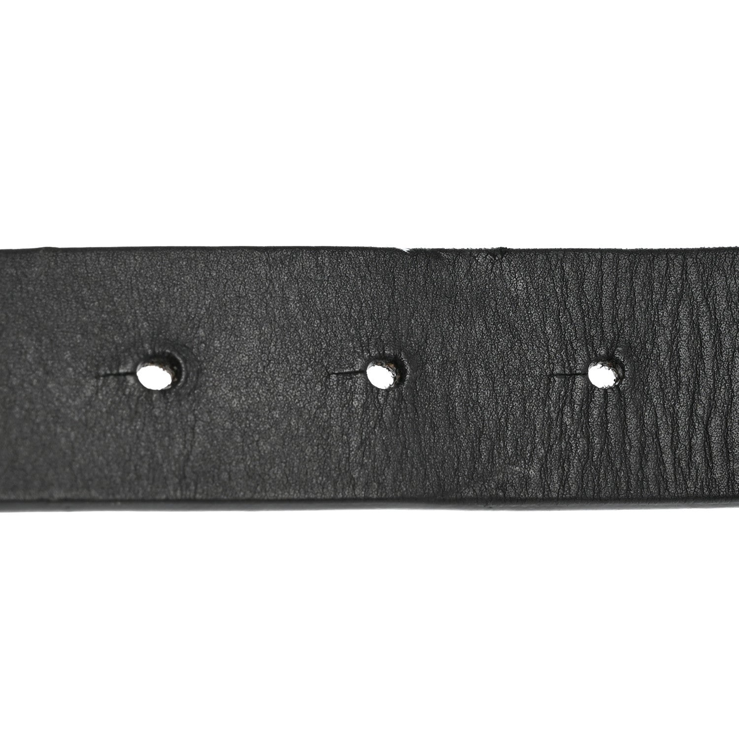 Glazed Calfskin CC Belt 90 36 Black